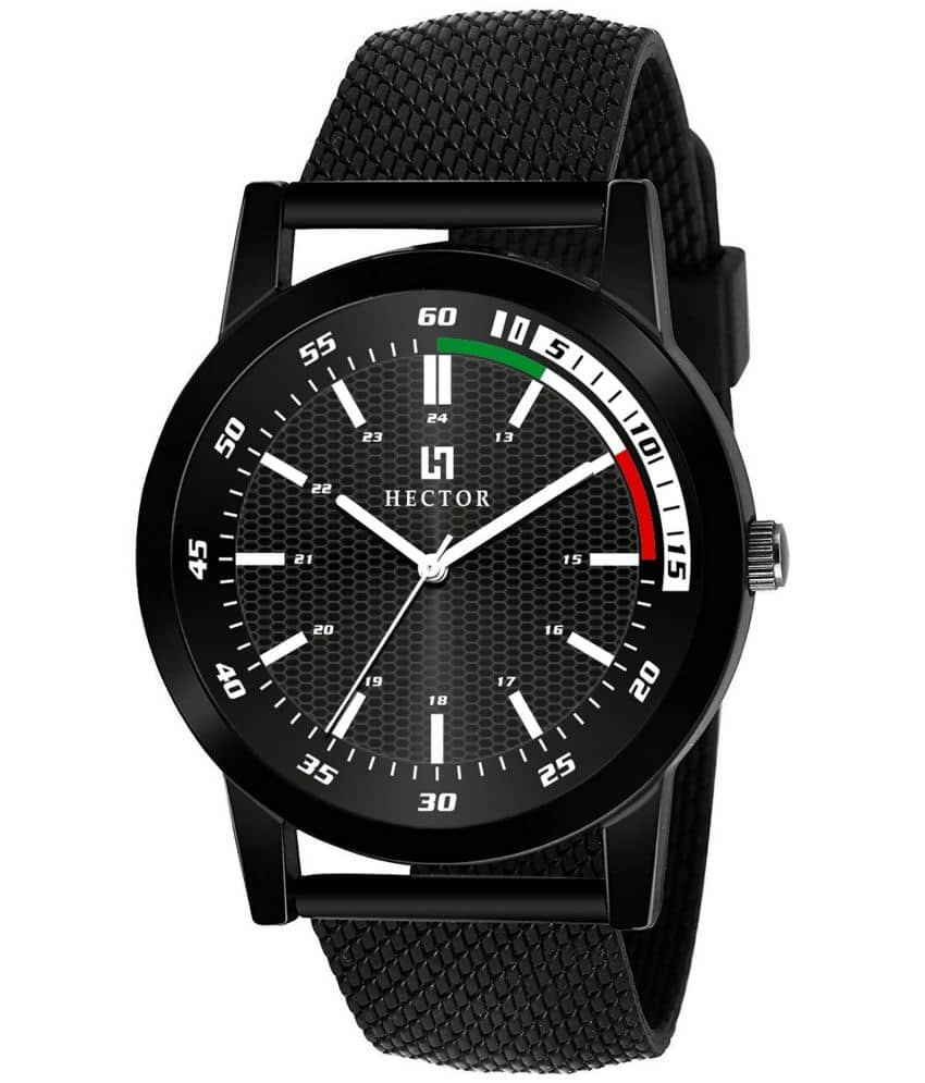 Hector Black Plastic Analog Men's Watch