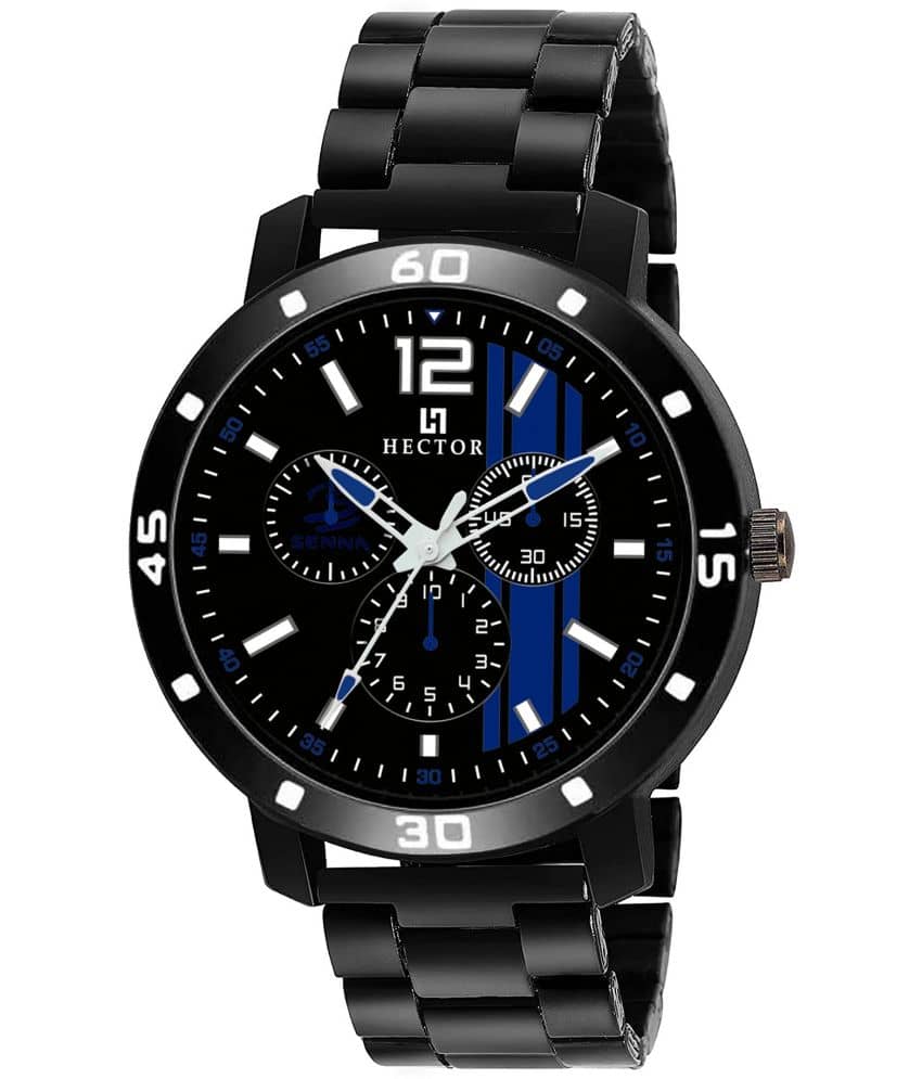 Hector Black Stainless Steel Analog Men's Watch