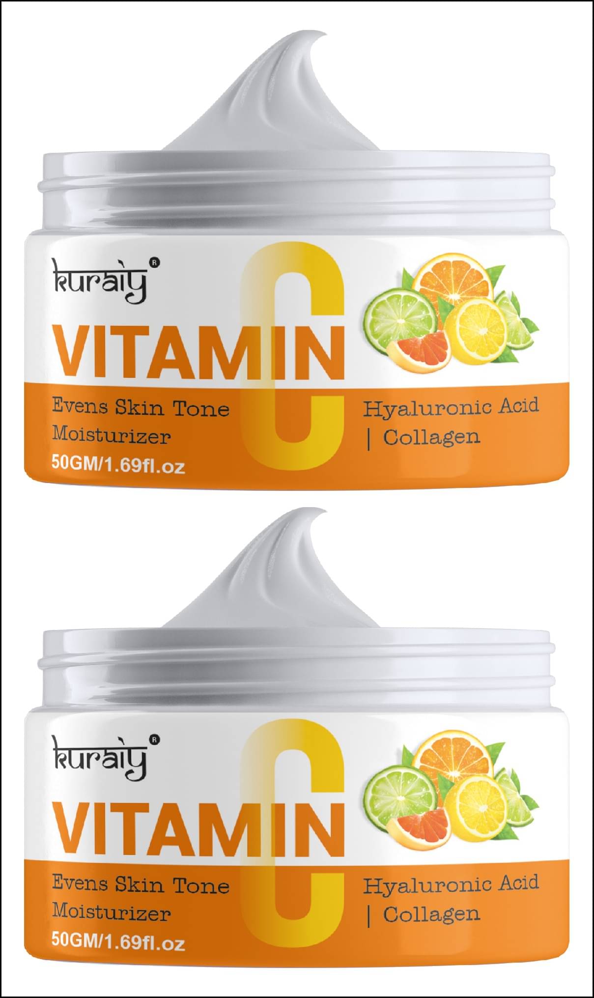     			KURAIY Vitamin C Face Cream Improve Fine Lines Dull Skin Whitening Anti Aging Skin Care