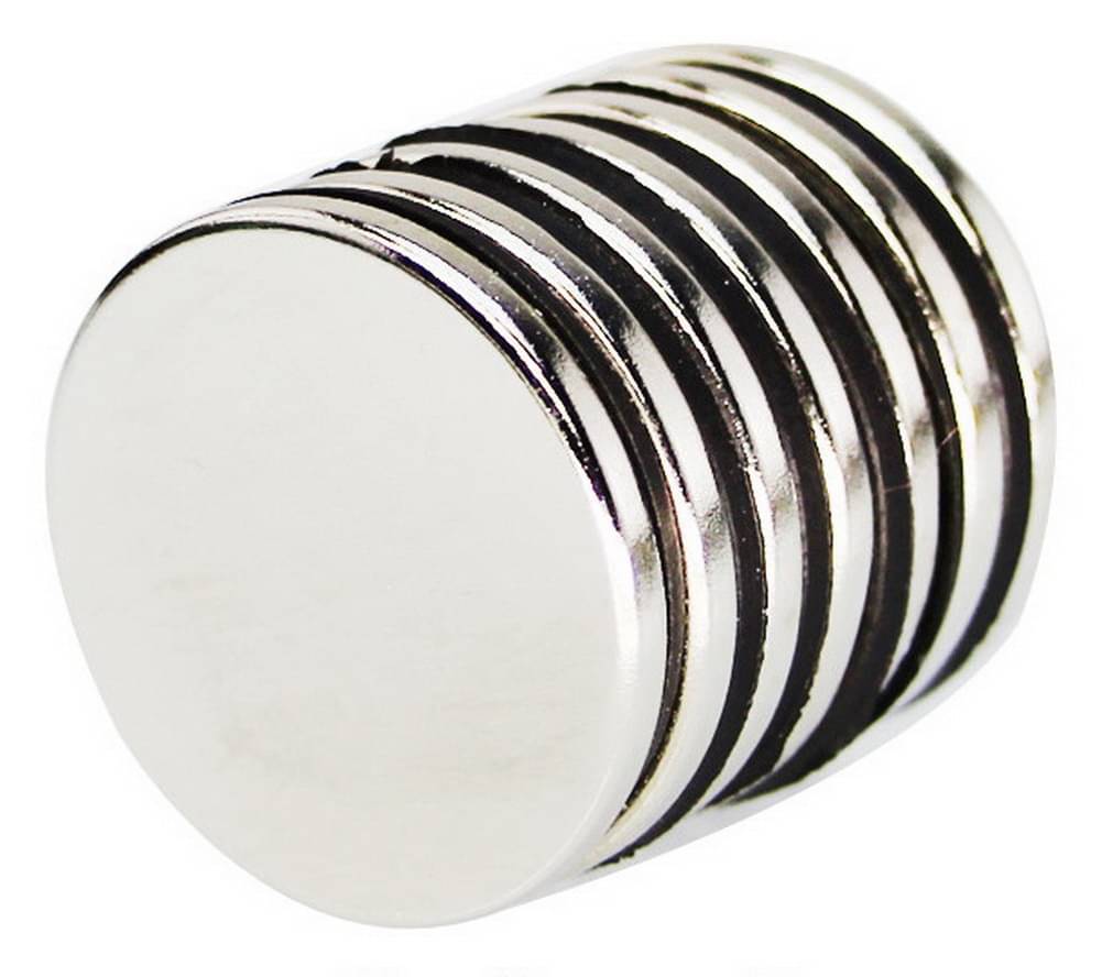     			MAGSTAR Disc Shape D16-mm T3-mm Ceramic Round Fridge Magnets Fridge Magnet - Pack of 1
