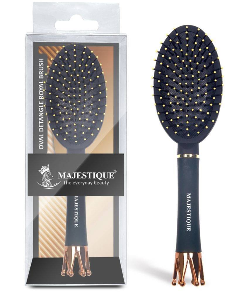 Majestique Crown Series Oval Shape Wet Brush Smoothing Detangling brush for Women and Men Majestique Crown Series Oval Shape Wet Brush Smoothing Detangling brush for Women and Men