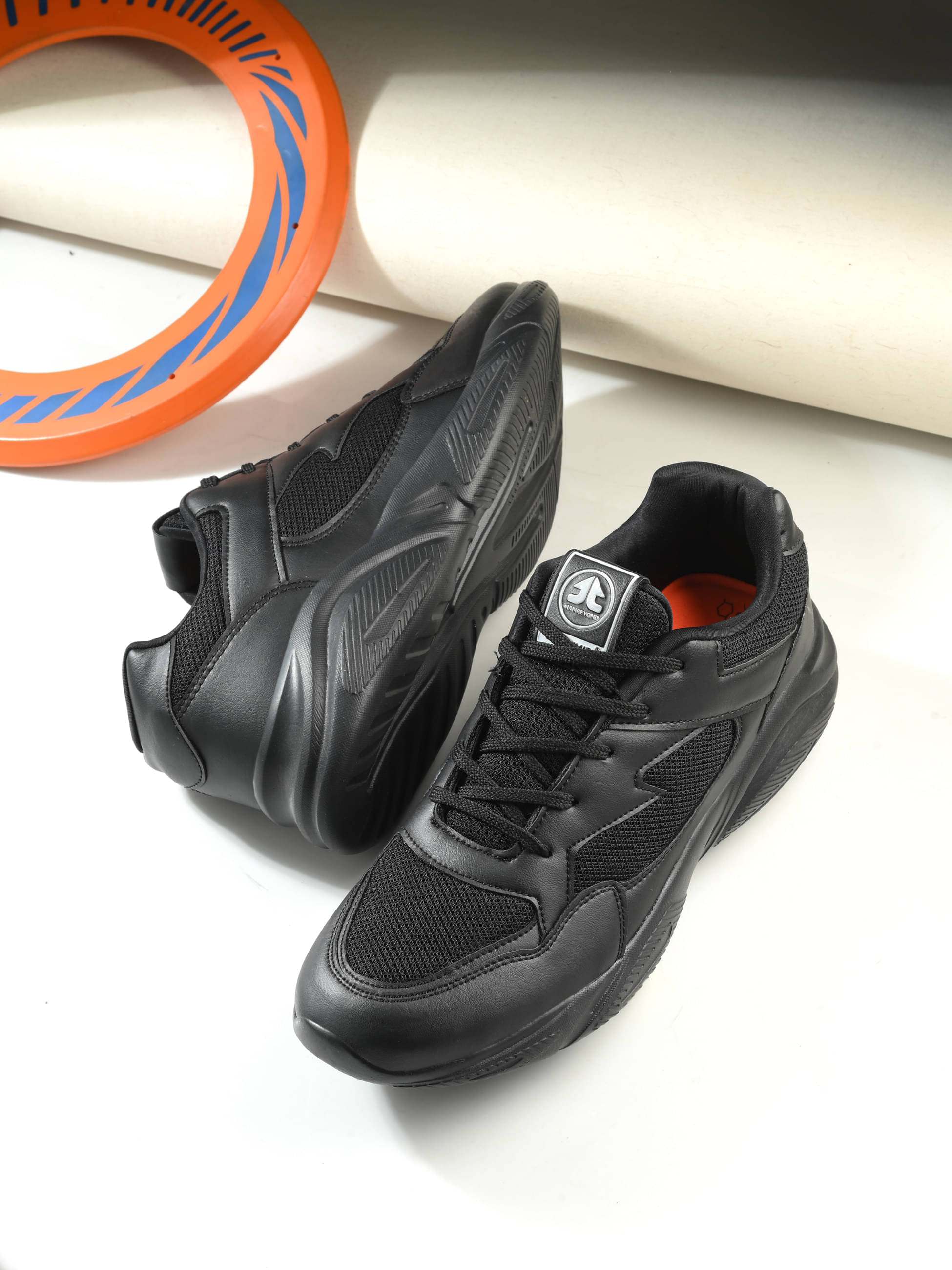     			OFF LIMITS ROGER Black Men's Sports Running Shoes