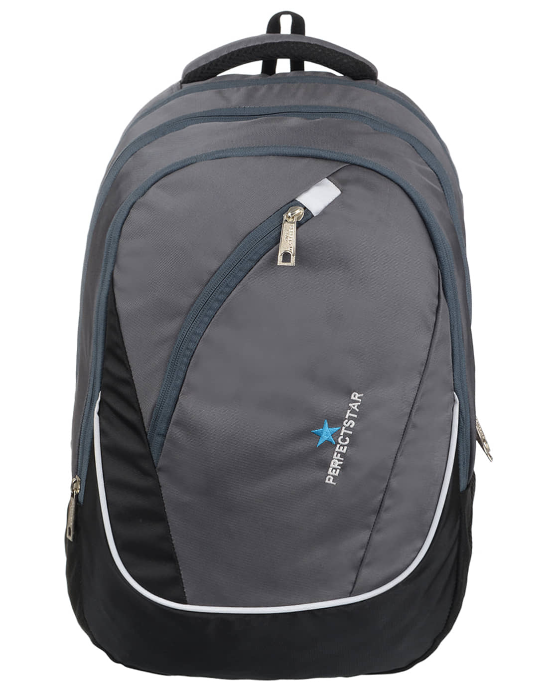 Perfect Star 35 Ltrs Grey Polyester College Bag