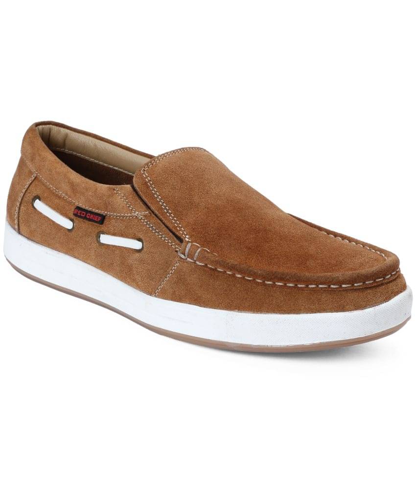Red Chief RC3472 022 Rust Men's Slip-on Shoes     			Red Chief RC3472 022 Rust Men's Slip-on Shoes