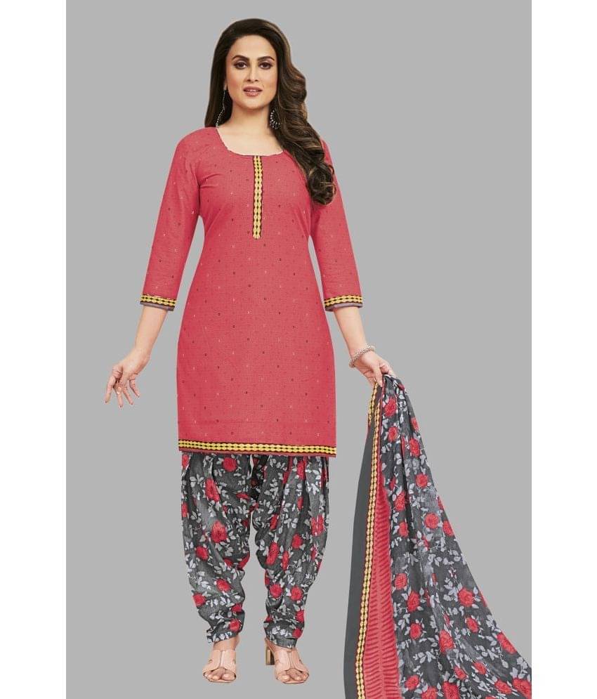 SIMMU Women Cotton Printed Straight Kurti With Patiala Salwar ( Red ) SIMMU Women Cotton Printed Straight Kurti With Patiala Salwar ( Red )