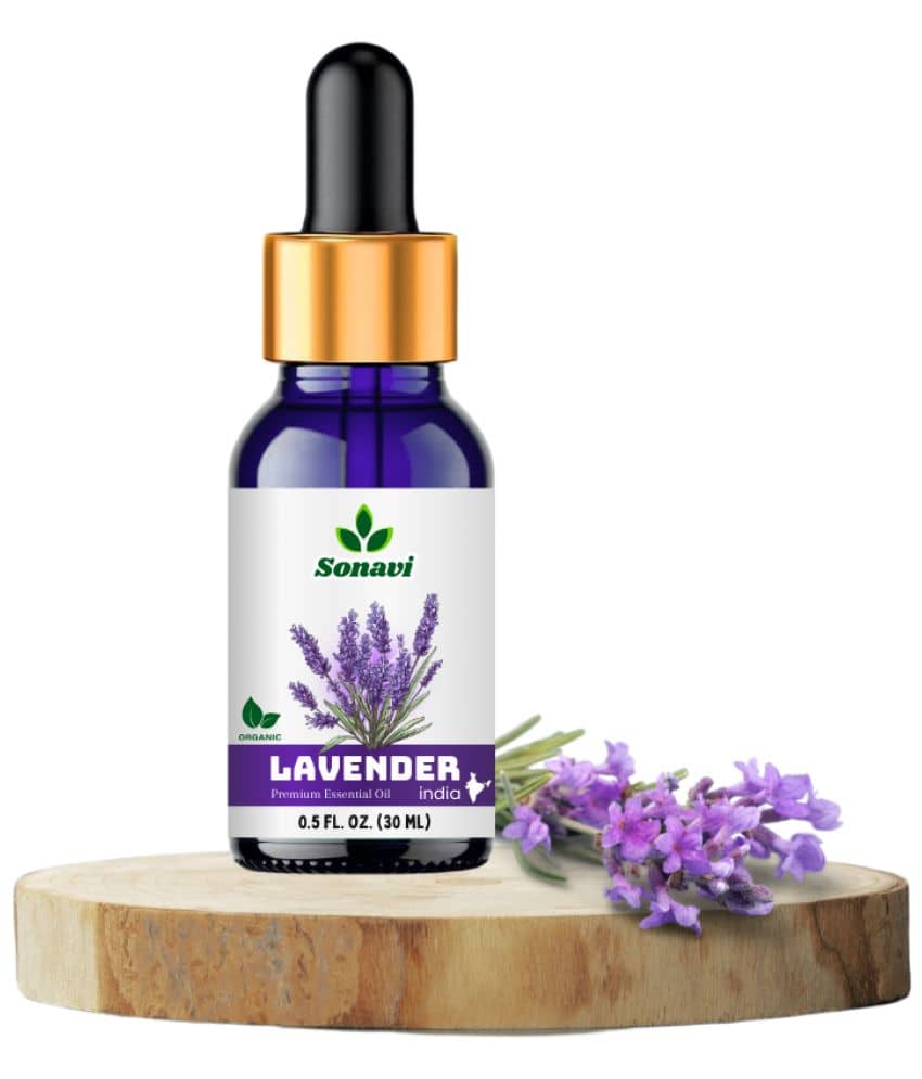 Sonavi Lavender Stress Relief Essential Oil Green With Dropper 30 mL ( Pack of 1 )