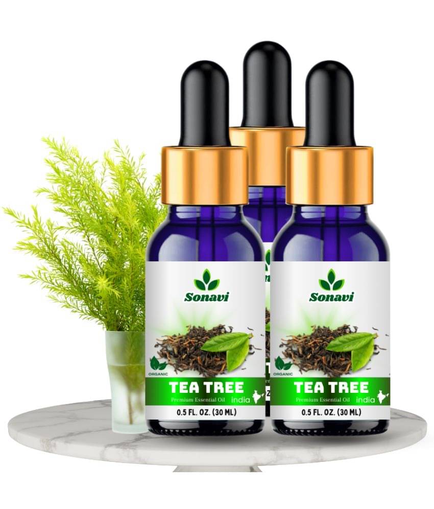 Sonavi Tea Tree Stress Relief Essential Oil Green With Dropper 90 mL ( Pack of 3 )     			Sonavi Tea Tree Stress Relief Essential Oil Green With Dropper 90 mL ( Pack of 3 )