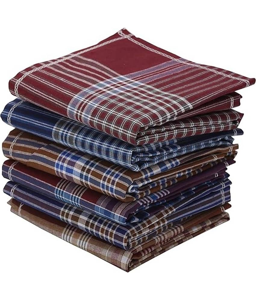 THRIFTKART Multi Cotton Men's Handkerchief ( Pack of 6 ) - Jewellery Sets | Buy online on ZillyBuy