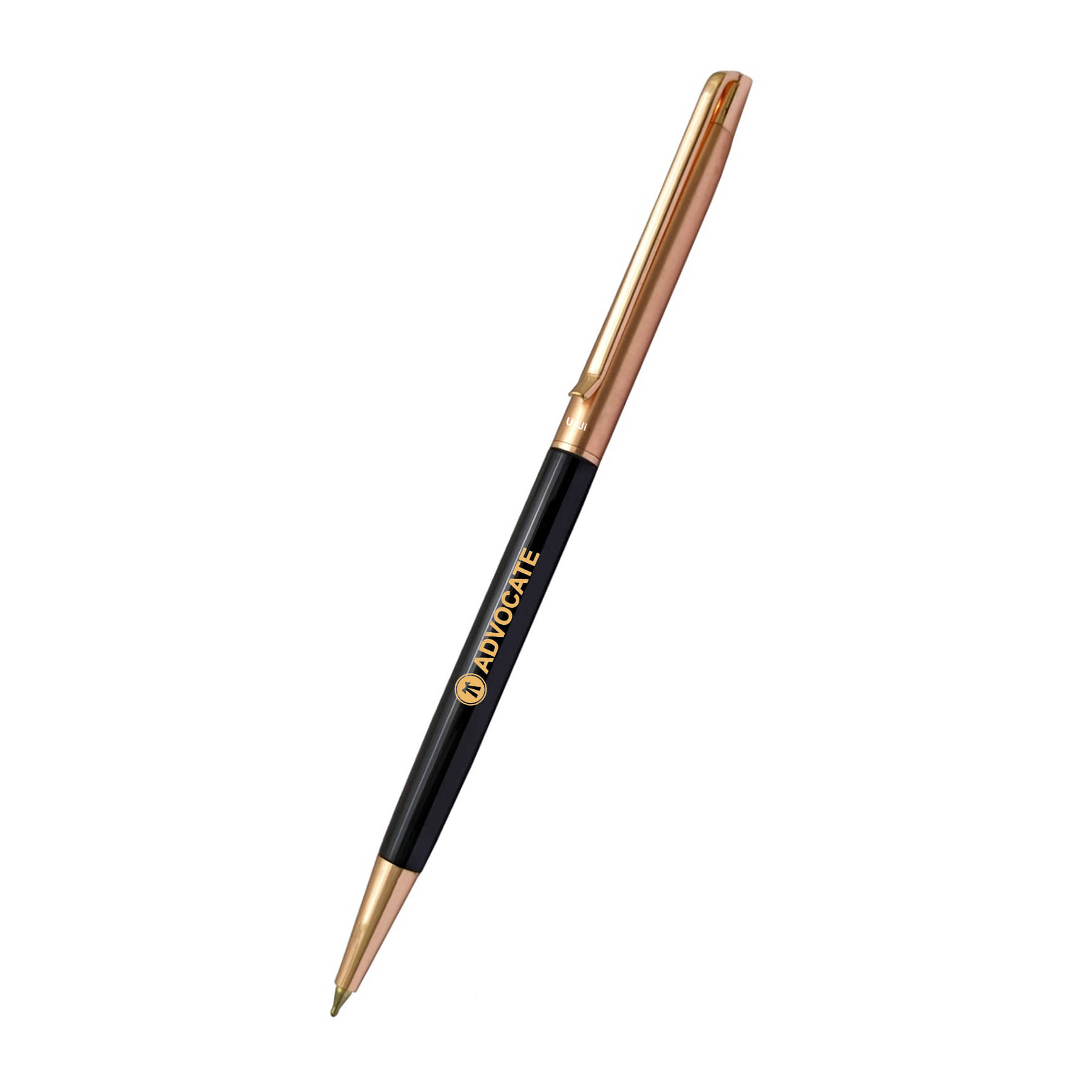 UJJi Advocate Logo Sleek Design Twist Mechanism Metal (Blue Ink) Ball Pen UJJi Advocate Logo Sleek Design Twist Mechanism Metal (Blue Ink) Ball Pen
