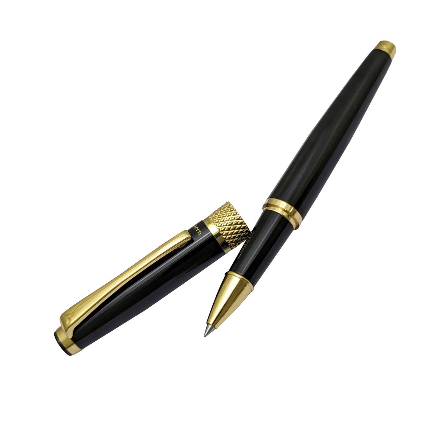 UJJi Black Brass Material (Blue Ink) Roller Ball Pen UJJi Black Brass Material (Blue Ink) Roller Ball Pen