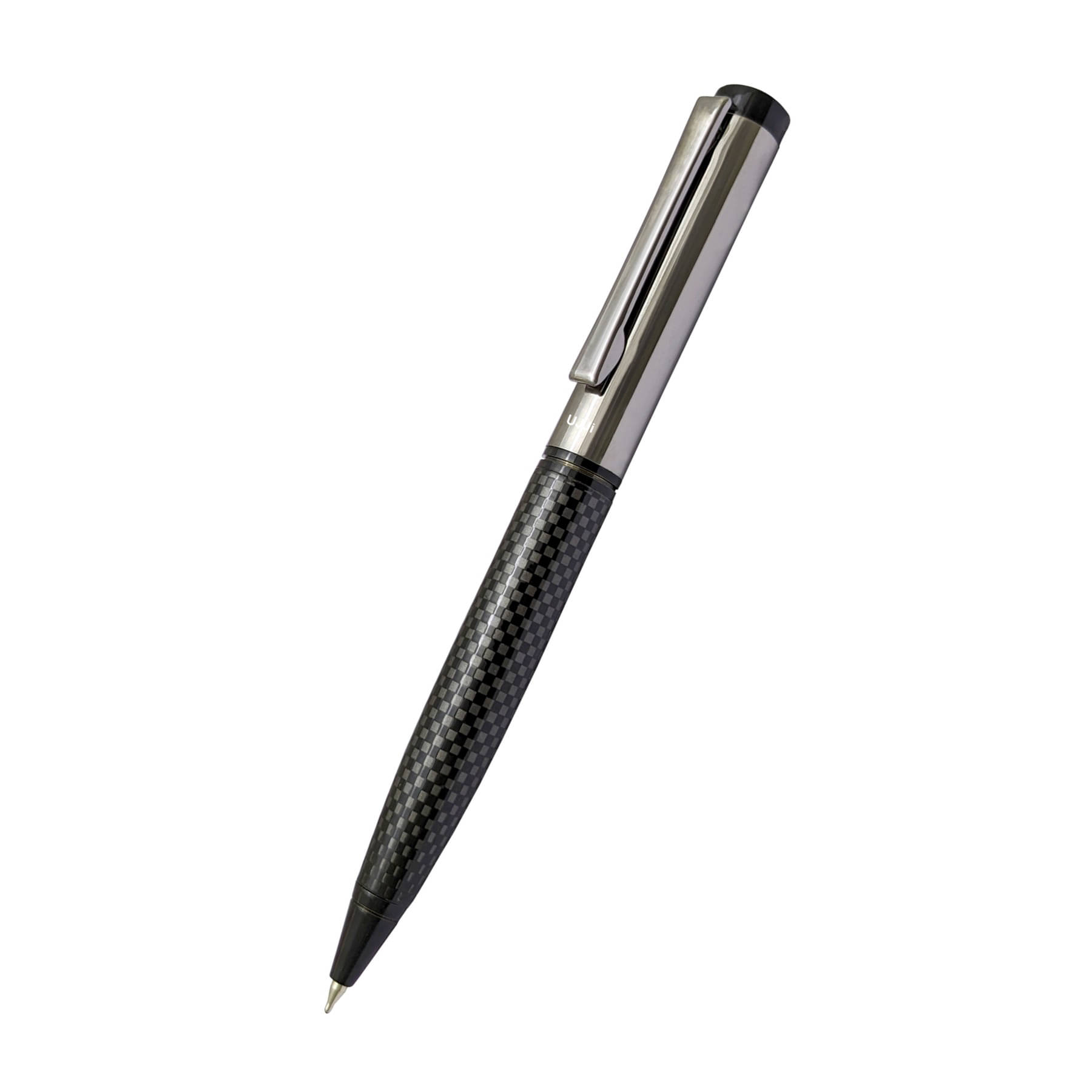 UJJi Check Pattern Metal (Blue Ink) Ball Pen UJJi Check Pattern Metal (Blue Ink) Ball Pen