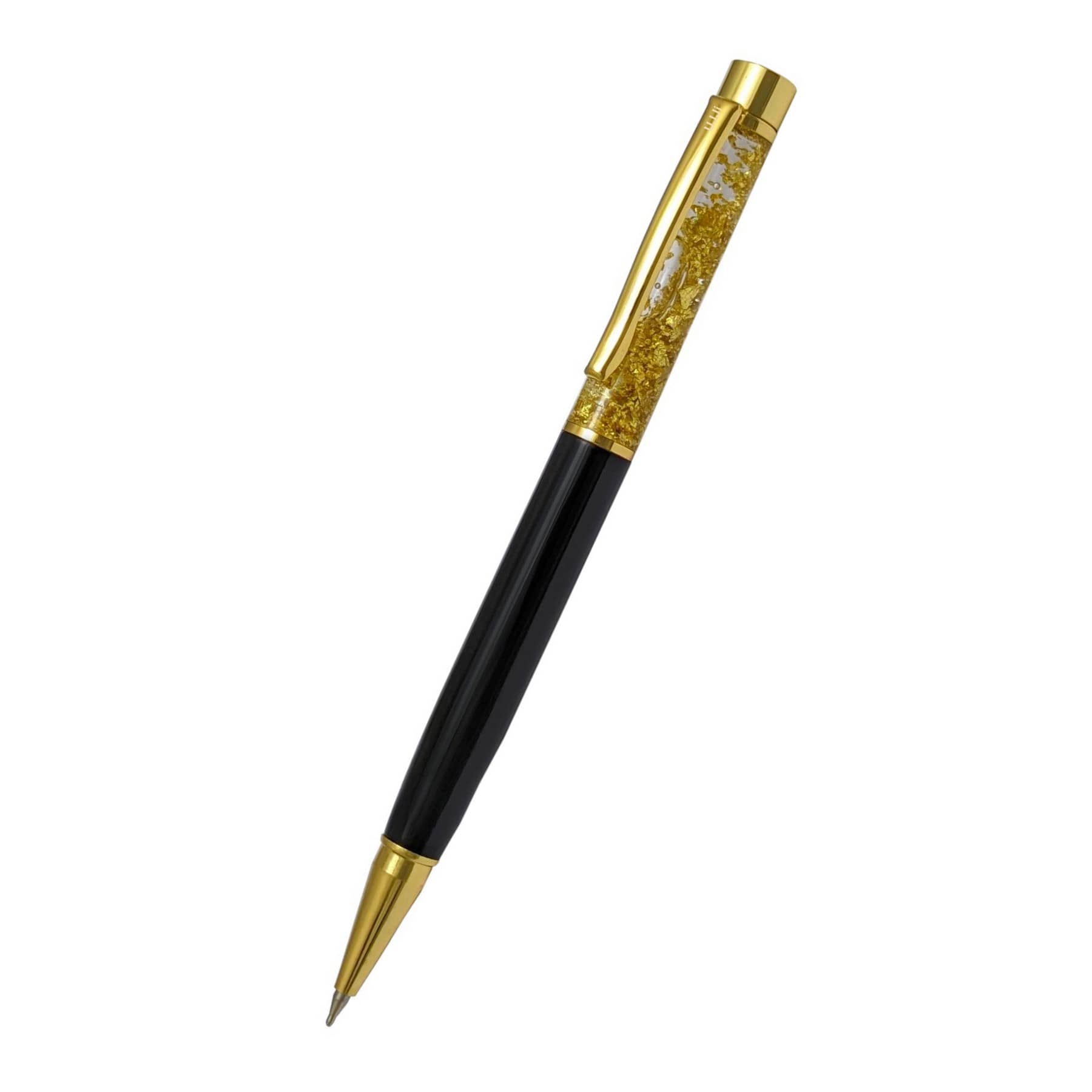 UJJi Golden Liquid Filled Brass (Blue Ink) Ball Pen