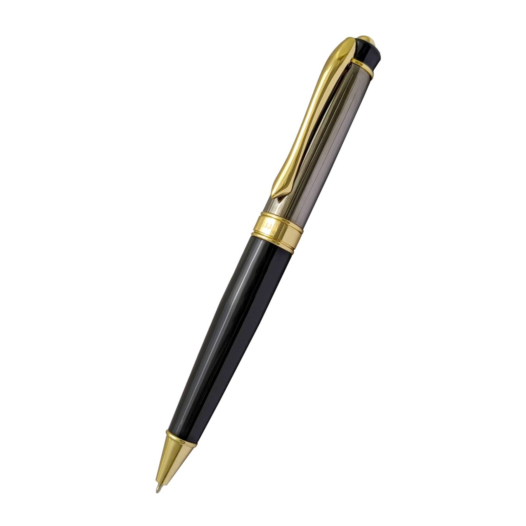 UJJi Half Gunetal Colour Pen with Golden Part (Blue Ink) Ball Pen UJJi Half Gunetal Colour Pen with Golden Part (Blue Ink) Ball Pen