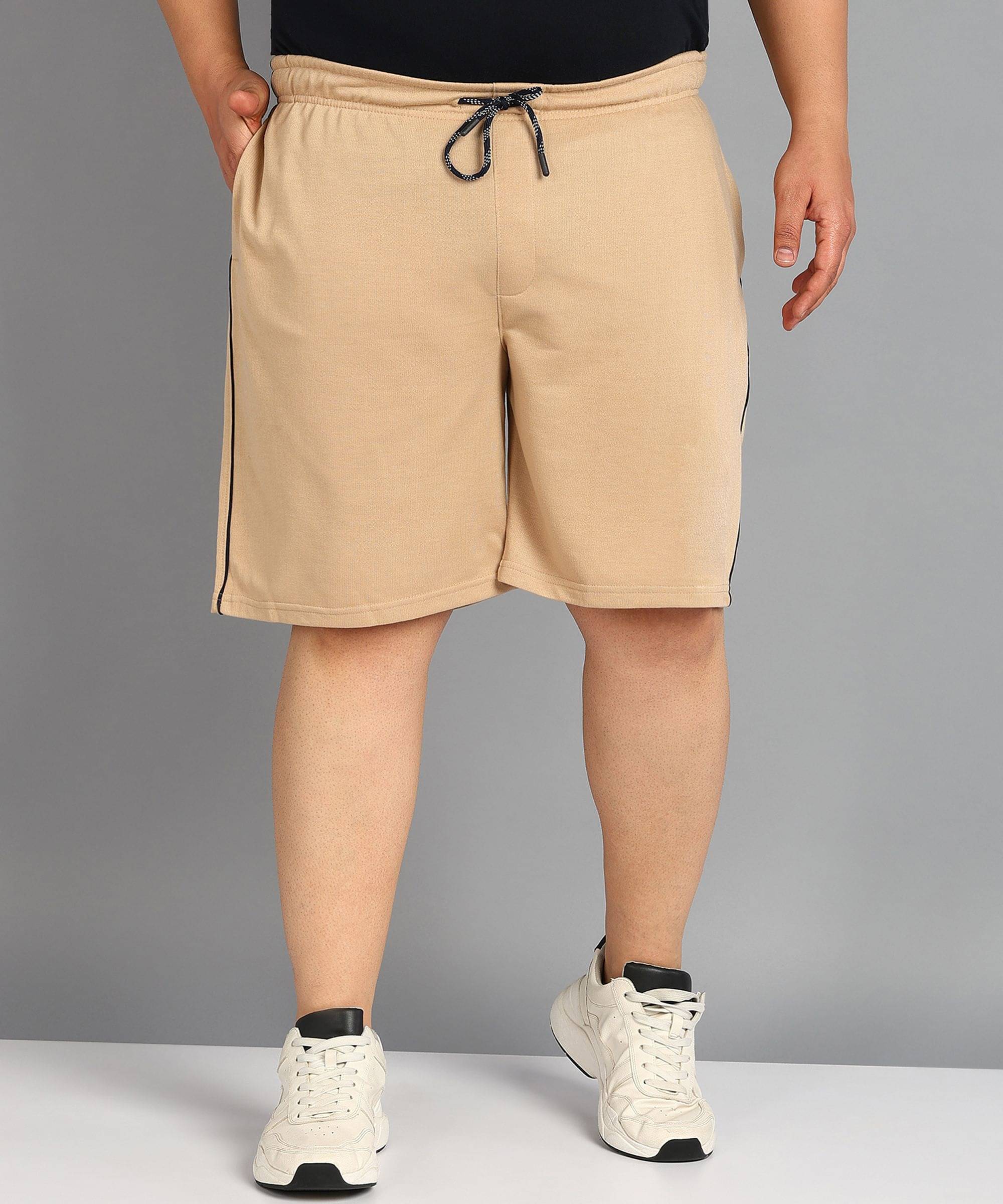 XFOX Khaki Blended Men's Shorts ( Pack of 1 ) XFOX Khaki Blended Men's Shorts ( Pack of 1 )