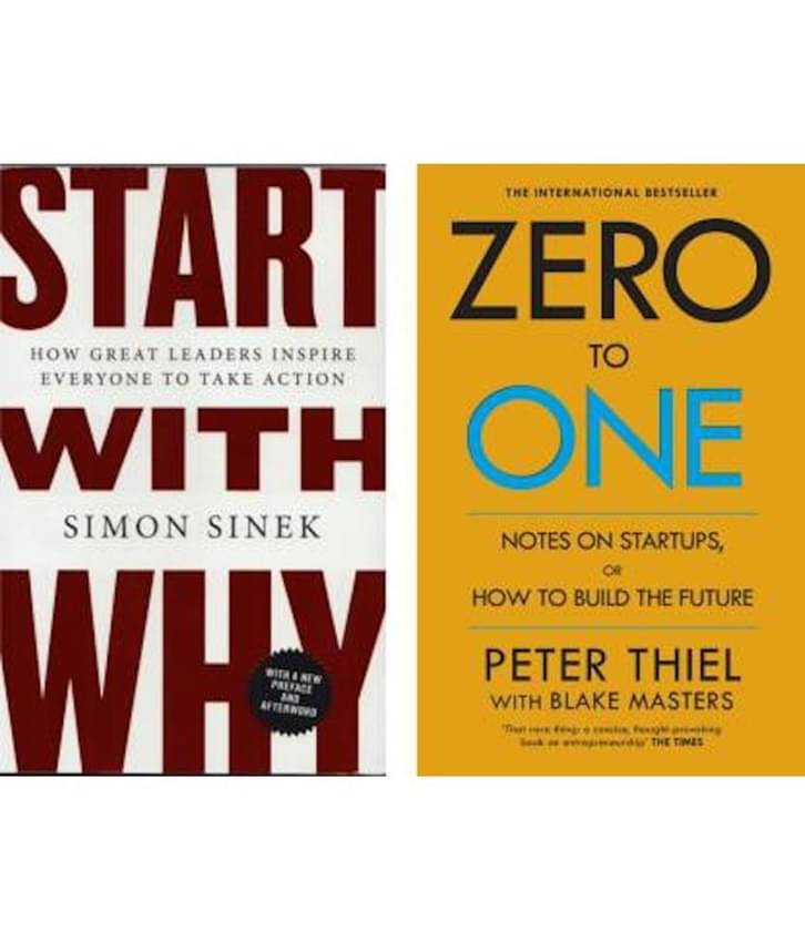     			Zero To One + Start With Why