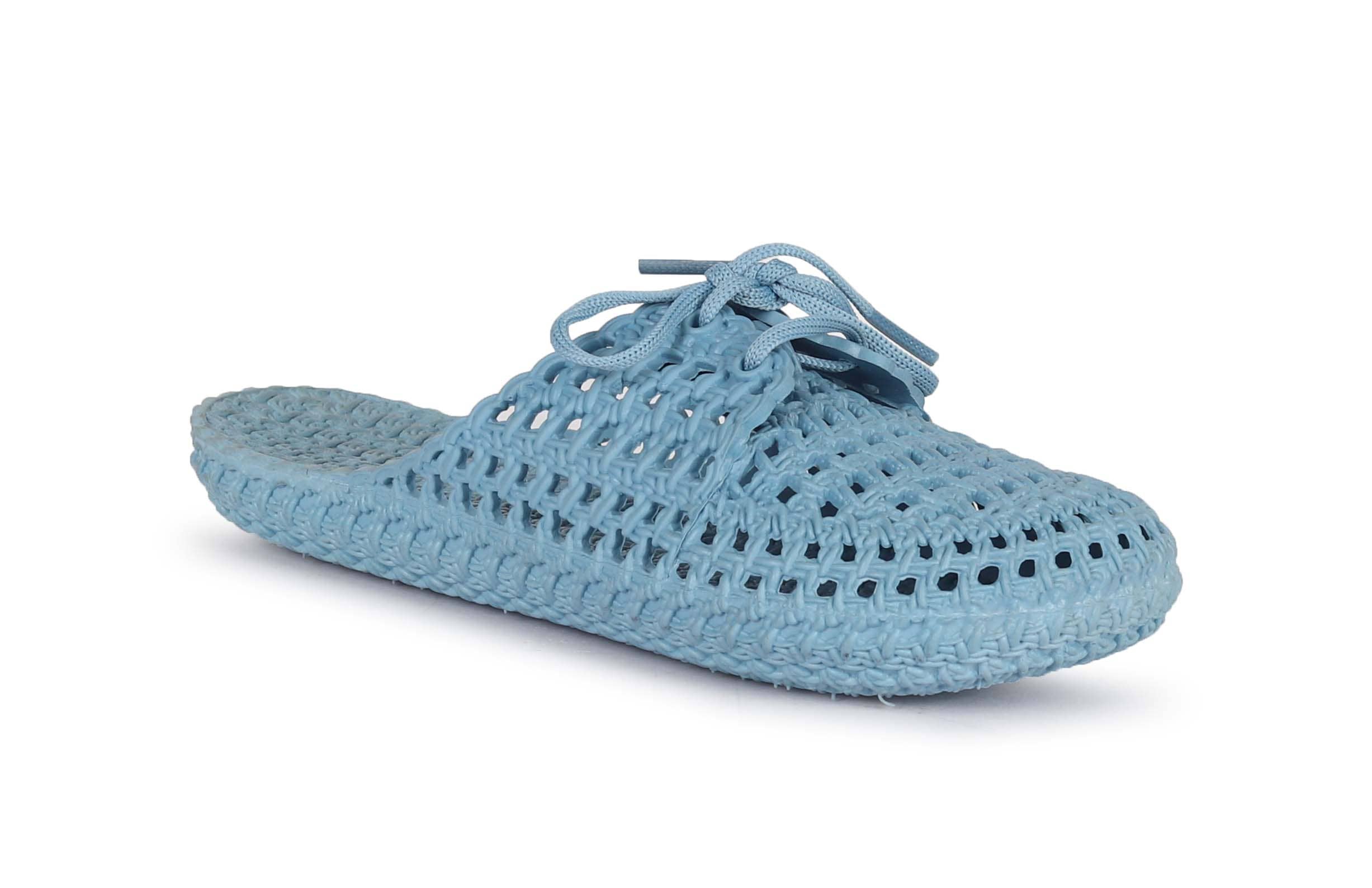 Aadi Blue Women's Toe Covered Flip Flop