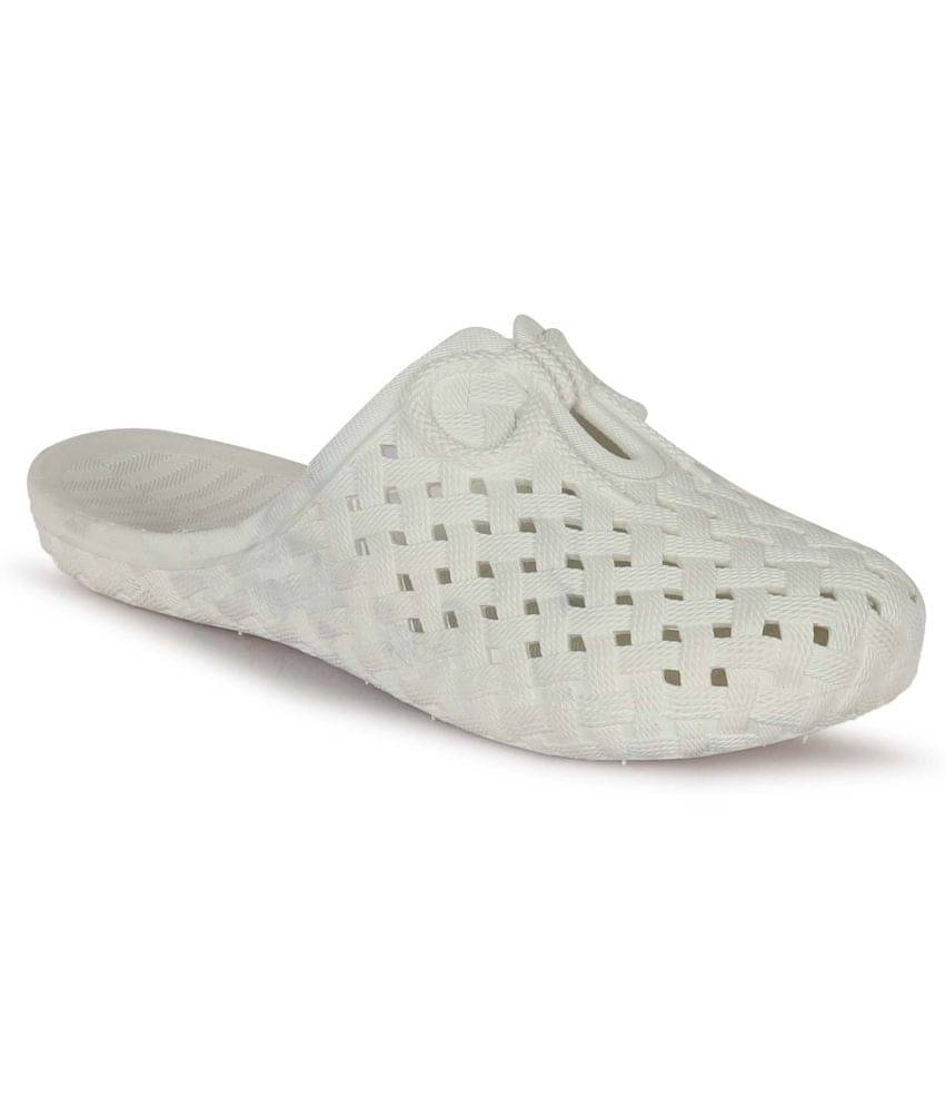 Aadi White Women's Toe Covered Flip Flop Aadi White Women's Toe Covered Flip Flop
