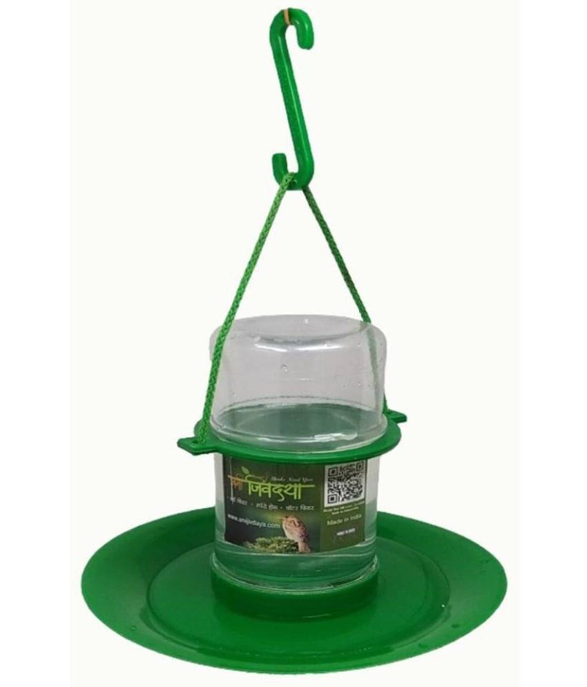     			Amijivdaya Bird Feeder Green W