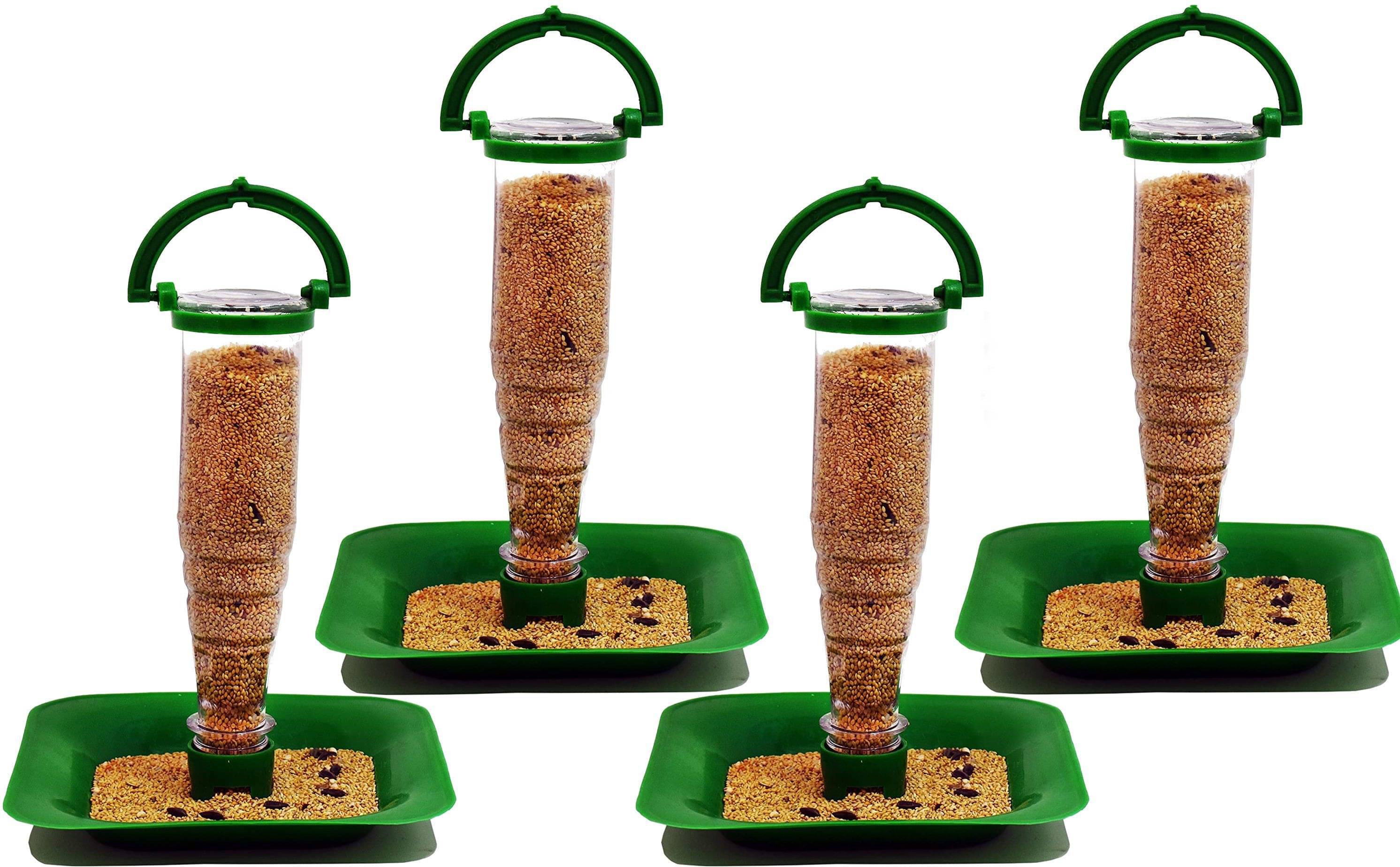     			Amijivdaya Bird Feeder Green W