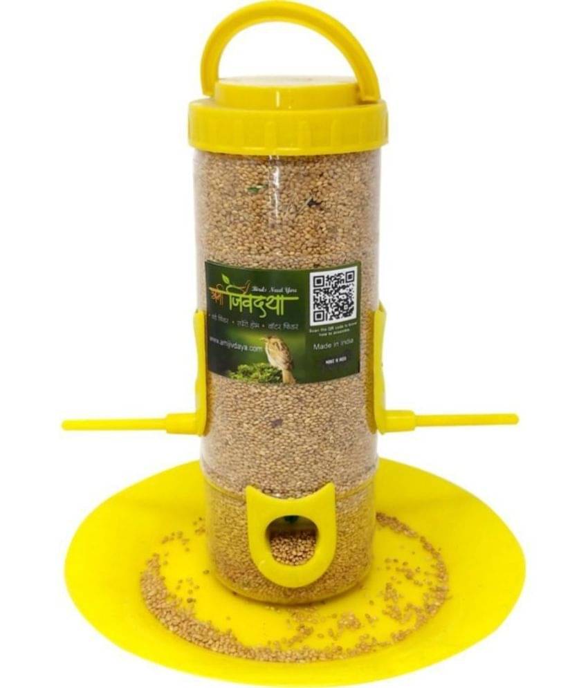     			Amijivdaya Bird Feeder Green W
