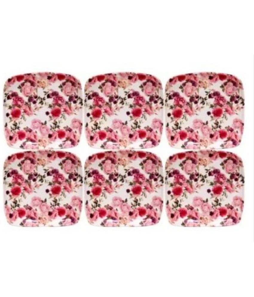 Carnival 6 Pcs Melamine Multi Color Half Plate Carnival 6 Pcs Melamine Multi Color Half Plate