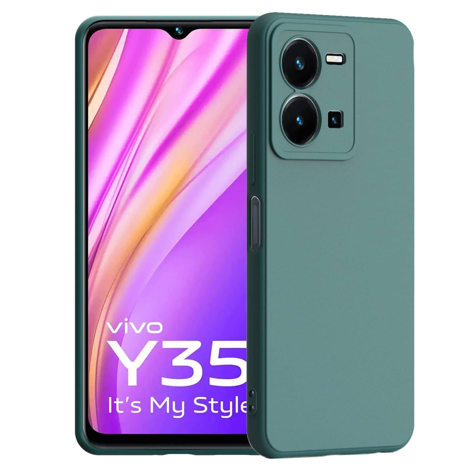 Case Vault Covers Silicon Soft cases Compatible For Silicon Vivo Y35 ( Pack of 1 ) Case Vault Covers Silicon Soft cases Compatible For Silicon Vivo Y35 ( Pack of 1 )