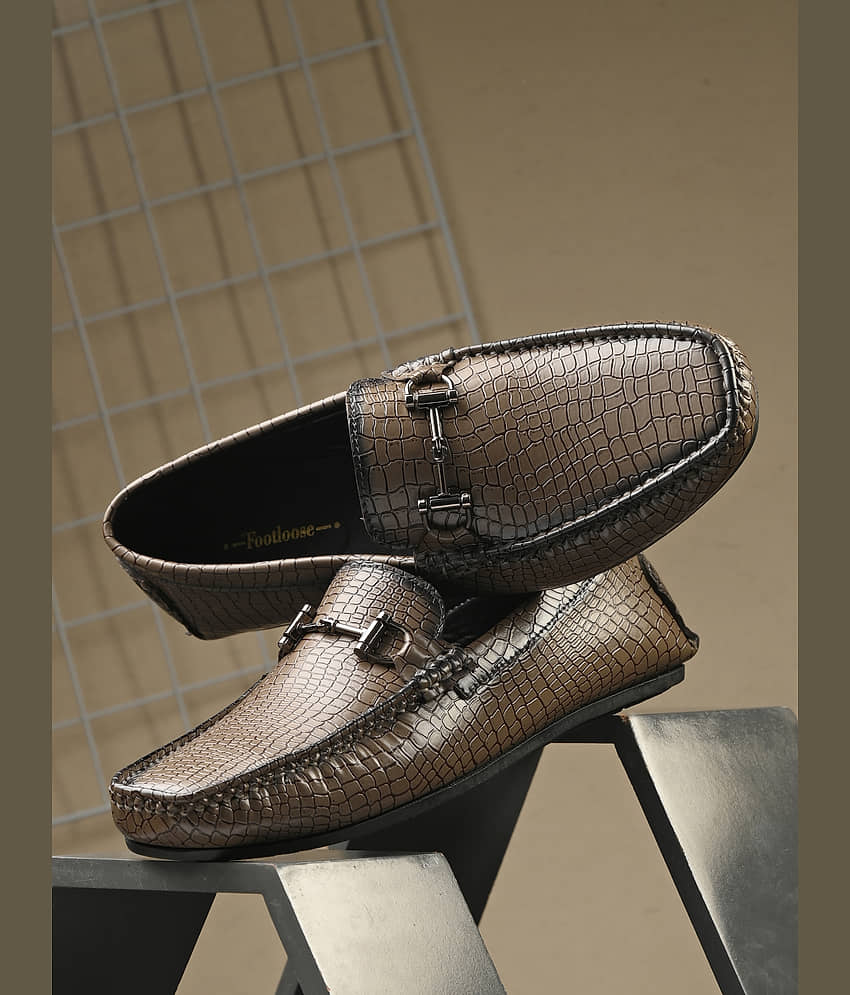 Footloose Beige Men's Slip on - Formal Shoes | Buy online on ZillyBuy