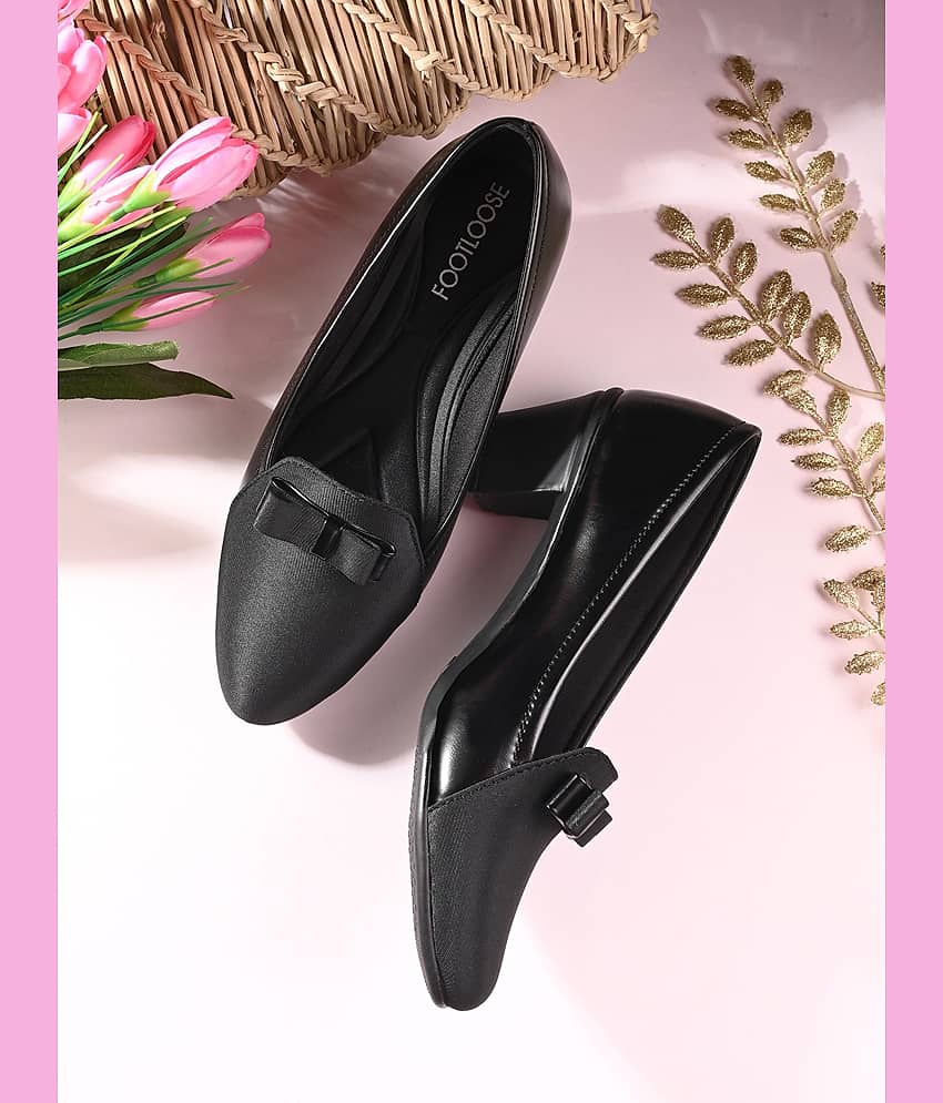 Footloose Black Women's Casual Ballerinas - Casual Shoes | Buy online on ZillyBuy