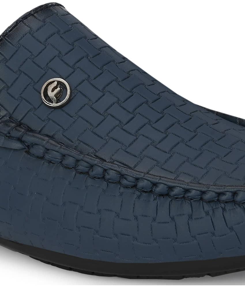 Footloose Blue Men's Slip on - Formal Shoes | Buy online on ZillyBuy