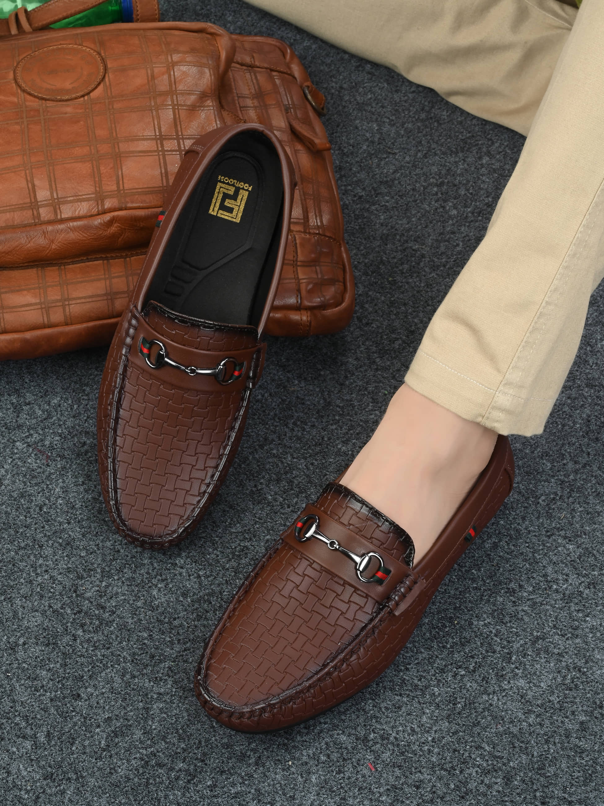 Footloose Brown Men's Slip on - Formal Shoes | Buy online on ZillyBuy