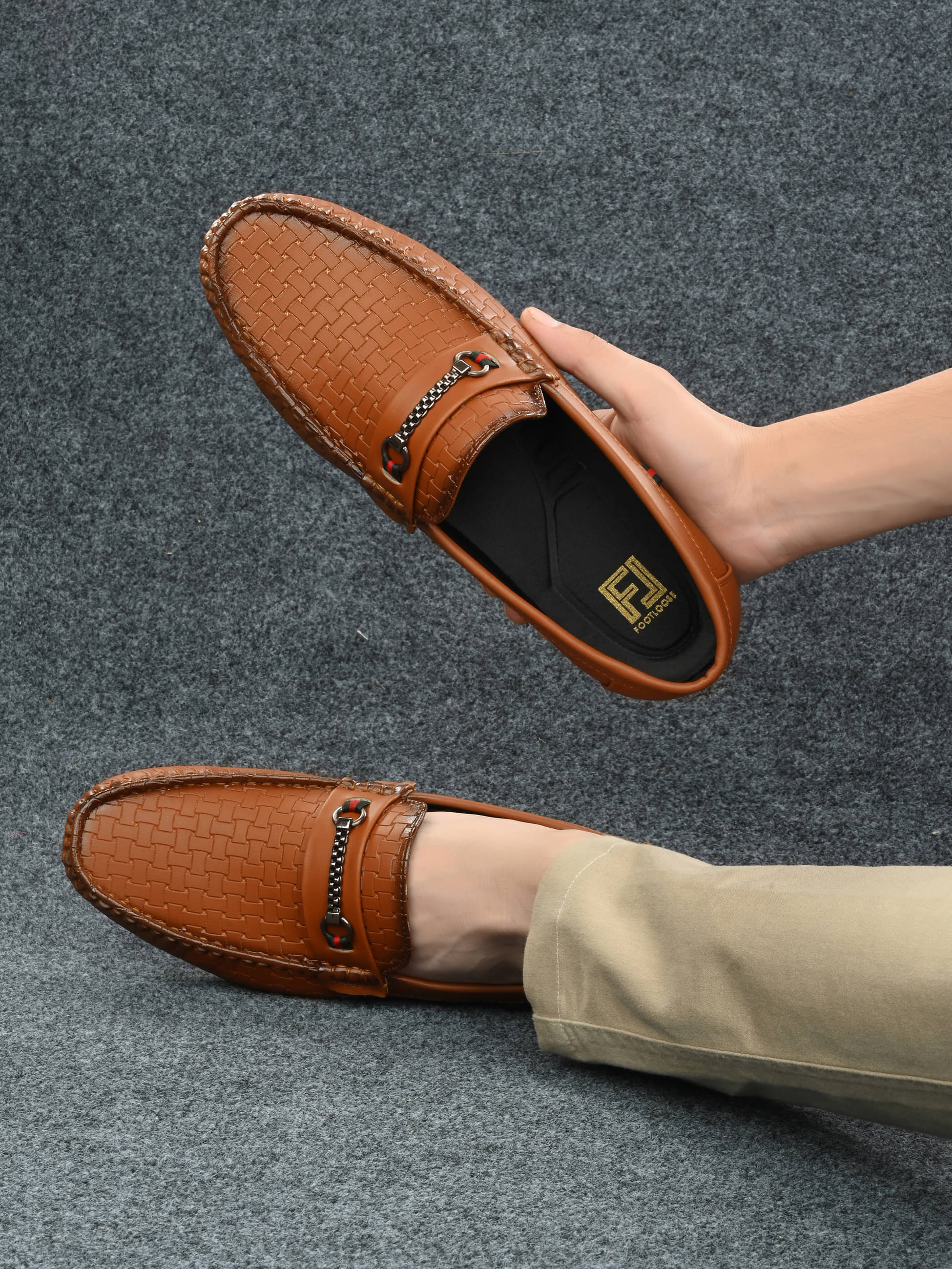     			Footloose Tan Men's Slip on