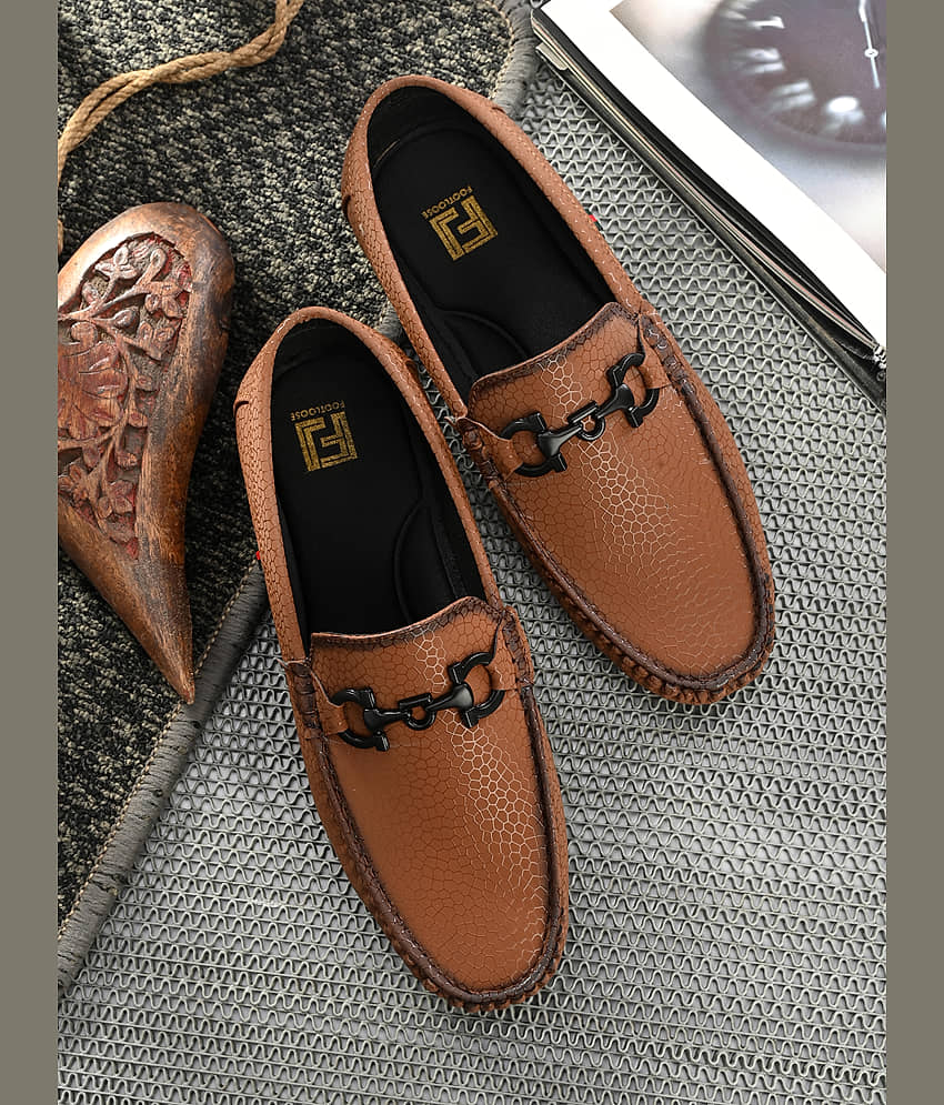 Footloose Tan Men's Slip on - Formal Shoes | Buy online on ZillyBuy
