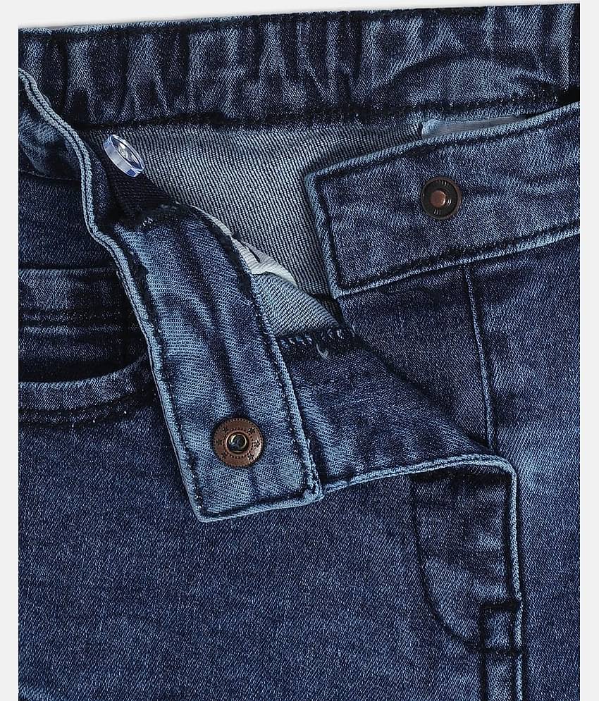 MINI KLUB Pack of 1 Girls Cotton Shorts ( Blue )