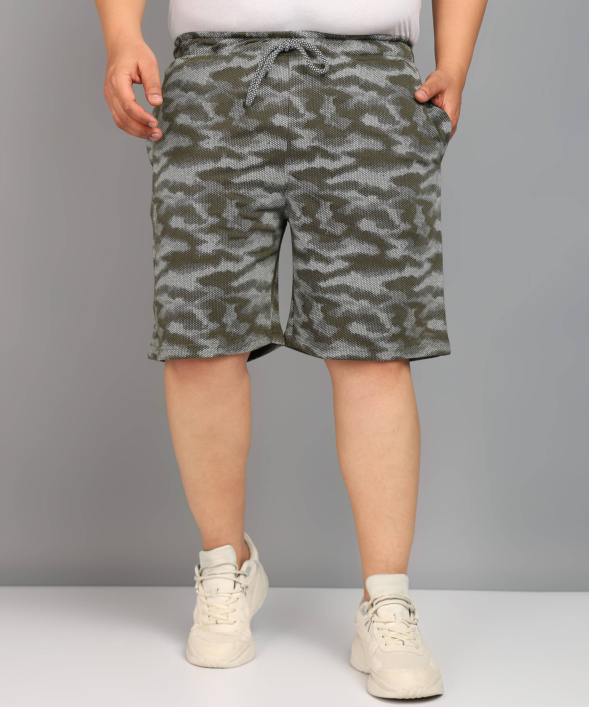 XFOX Olive Blended Men's Shorts ( Pack of 1 )     			XFOX Olive Blended Men's Shorts ( Pack of 1 )