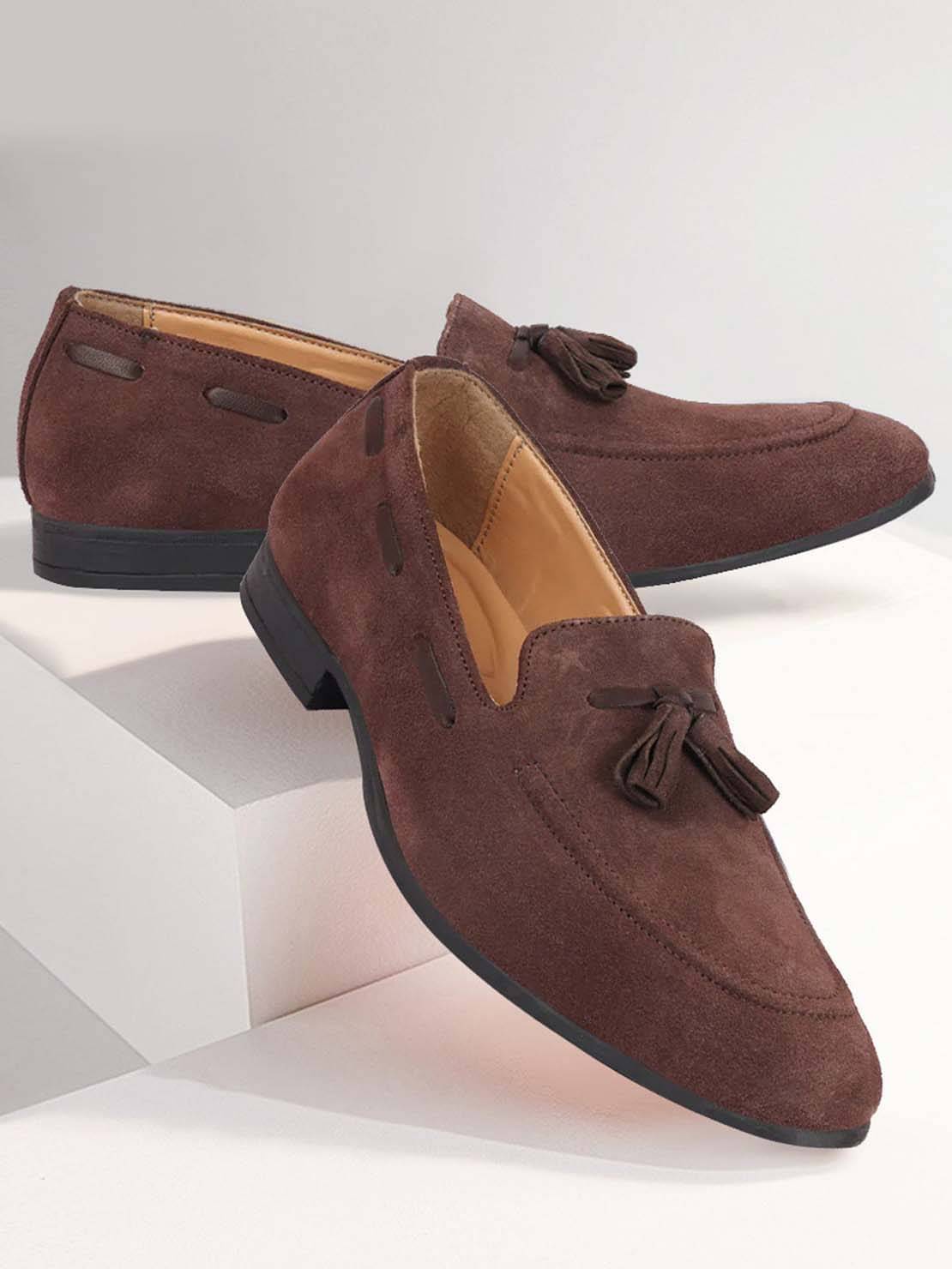     			Fausto Brown Men's Tassel