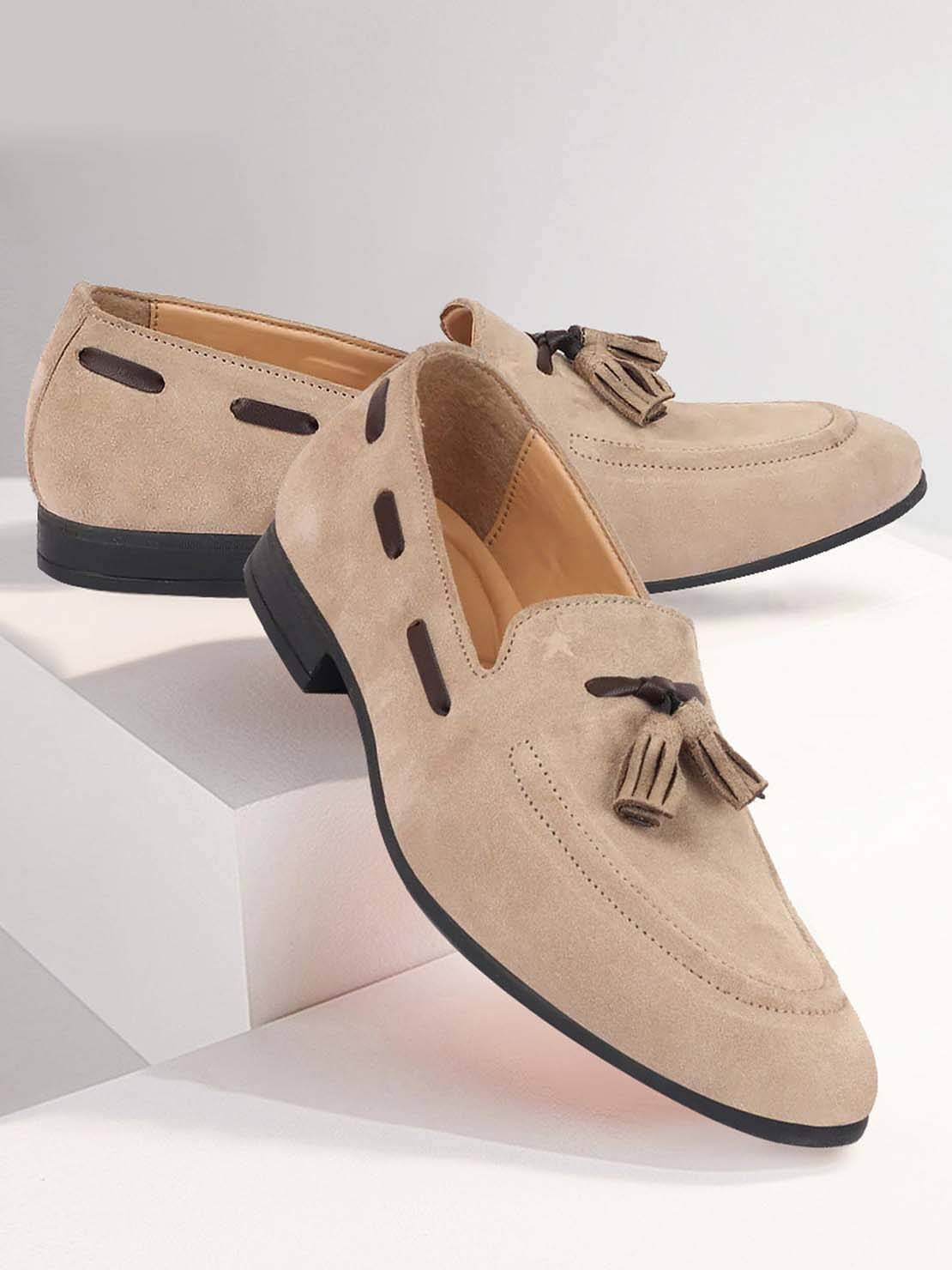     			Fausto Khaki Men's Tassel