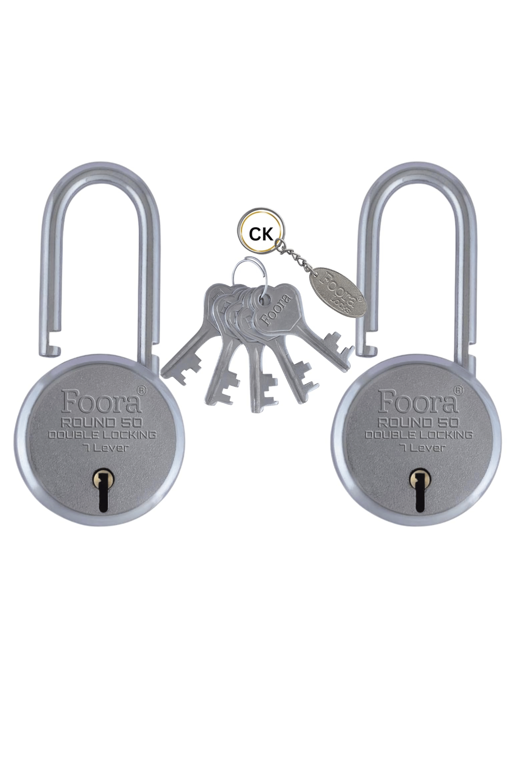     			Foora 50 ls2 Padlock 5 Same Key Lock Set, Common Key Lock