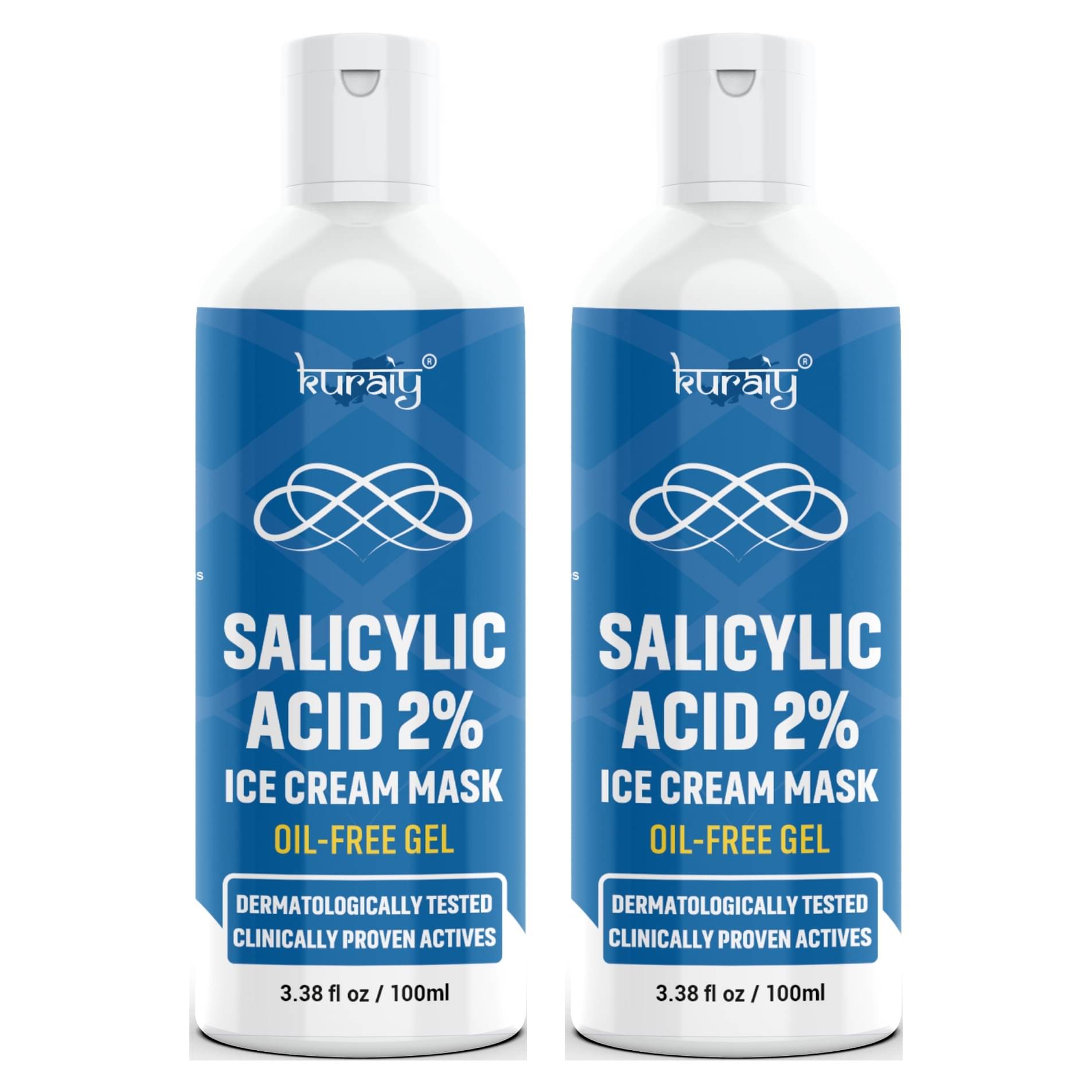 KURAIY Salicylic Acid Bubble Cleansing Mask Whitening Acne Treatment Face Mask Pack Of 2 KURAIY Salicylic Acid Bubble Cleansing Mask Whitening Acne Treatment Face Mask Pack Of 2