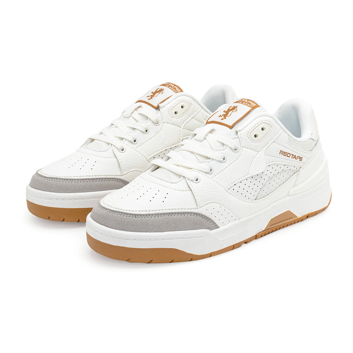 Red Tape White Shoes With Brown Sole Red Tape RSL021 White