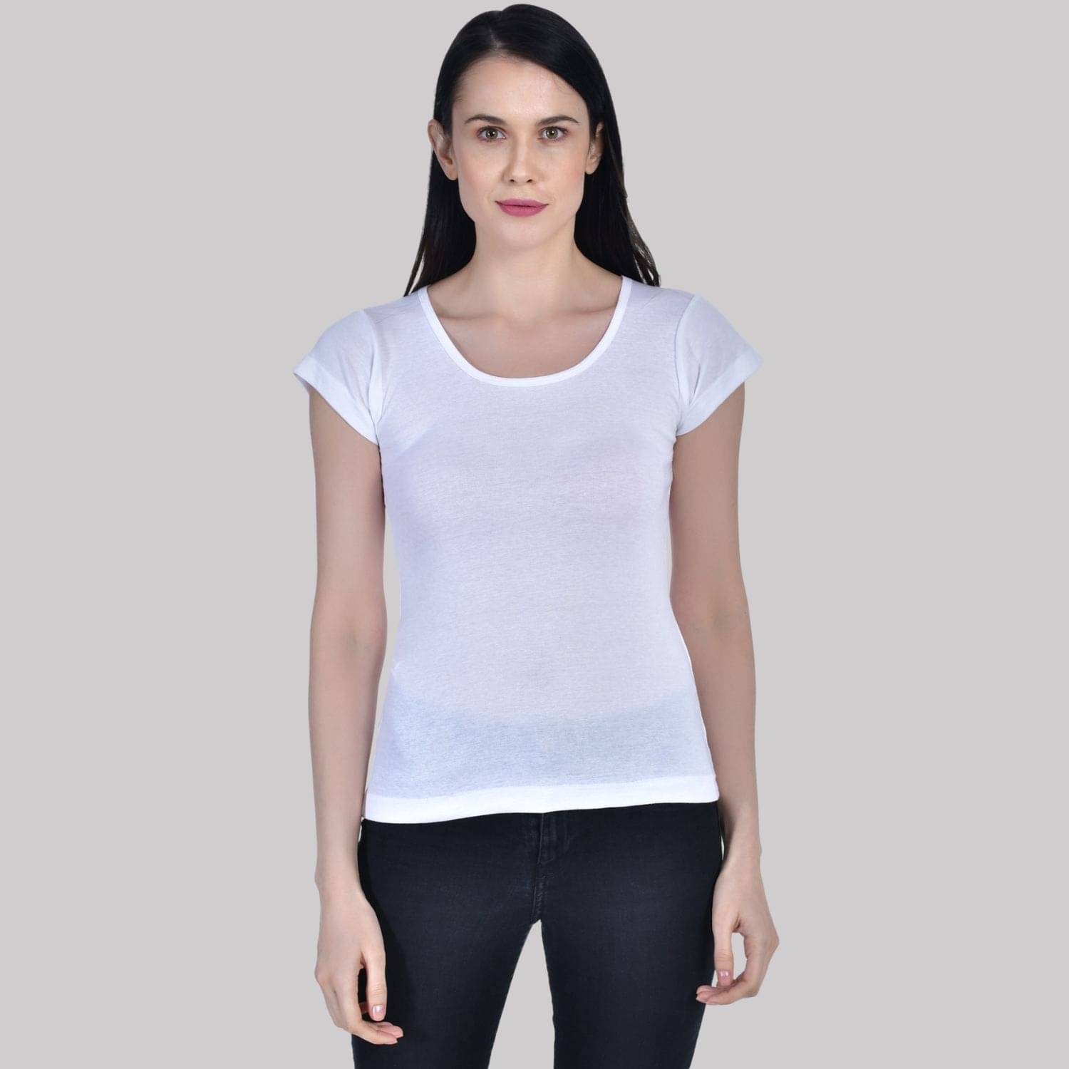 AIMLY Cap Sleeve Cotton Camisoles - White Single     			AIMLY Cap Sleeve Cotton Camisoles - White Single