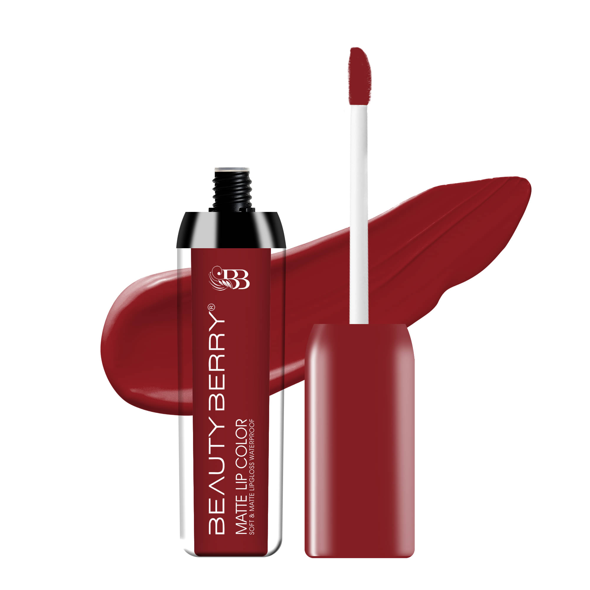Beauty Berry Soft & Matte Waterproof Lip Color Liquid Lipstick 4.5g, Cherry Blossom (Shade - 06) Beauty Berry Soft & Matte Waterproof Lip Color Liquid Lipstick 4.5g, Cherry Blossom (Shade - 06)