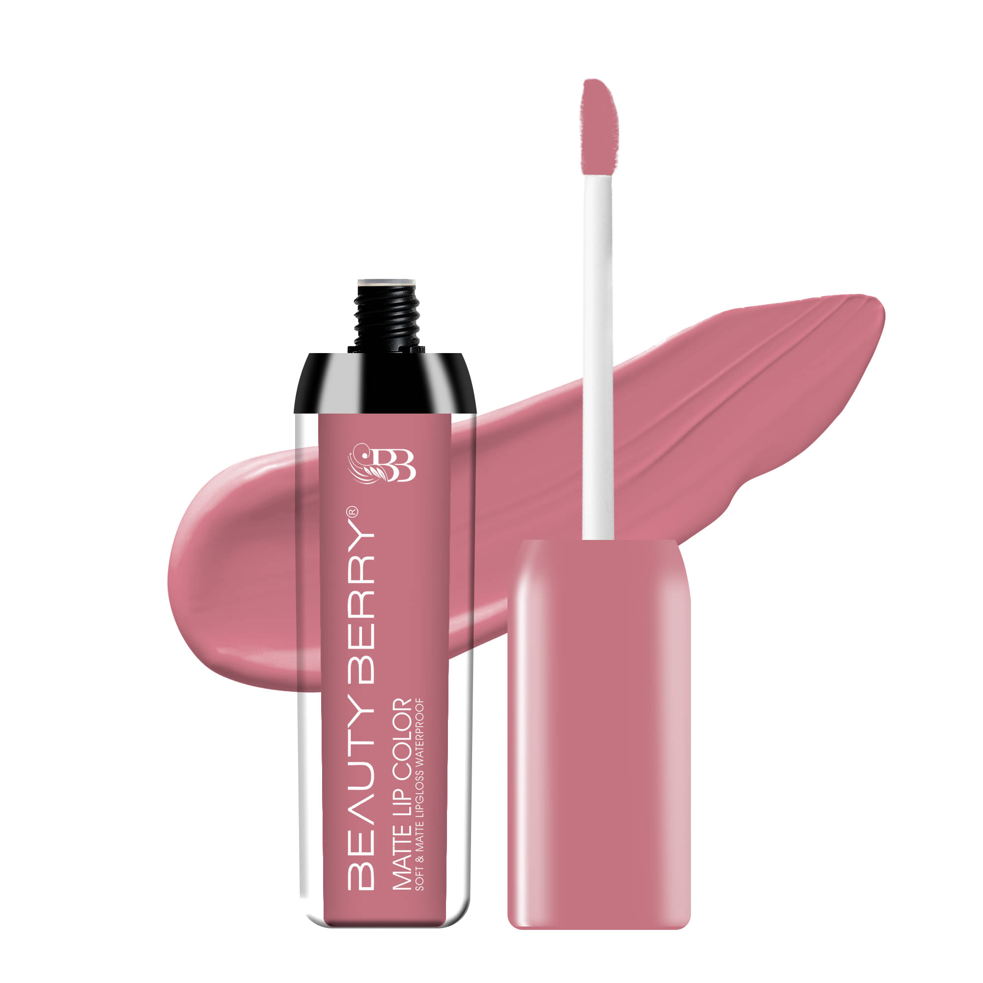     			Beauty Berry Soft & Matte Waterproof Lip Color Liquid Lipstick 4.5g, Girl Gang (Shade - 27)