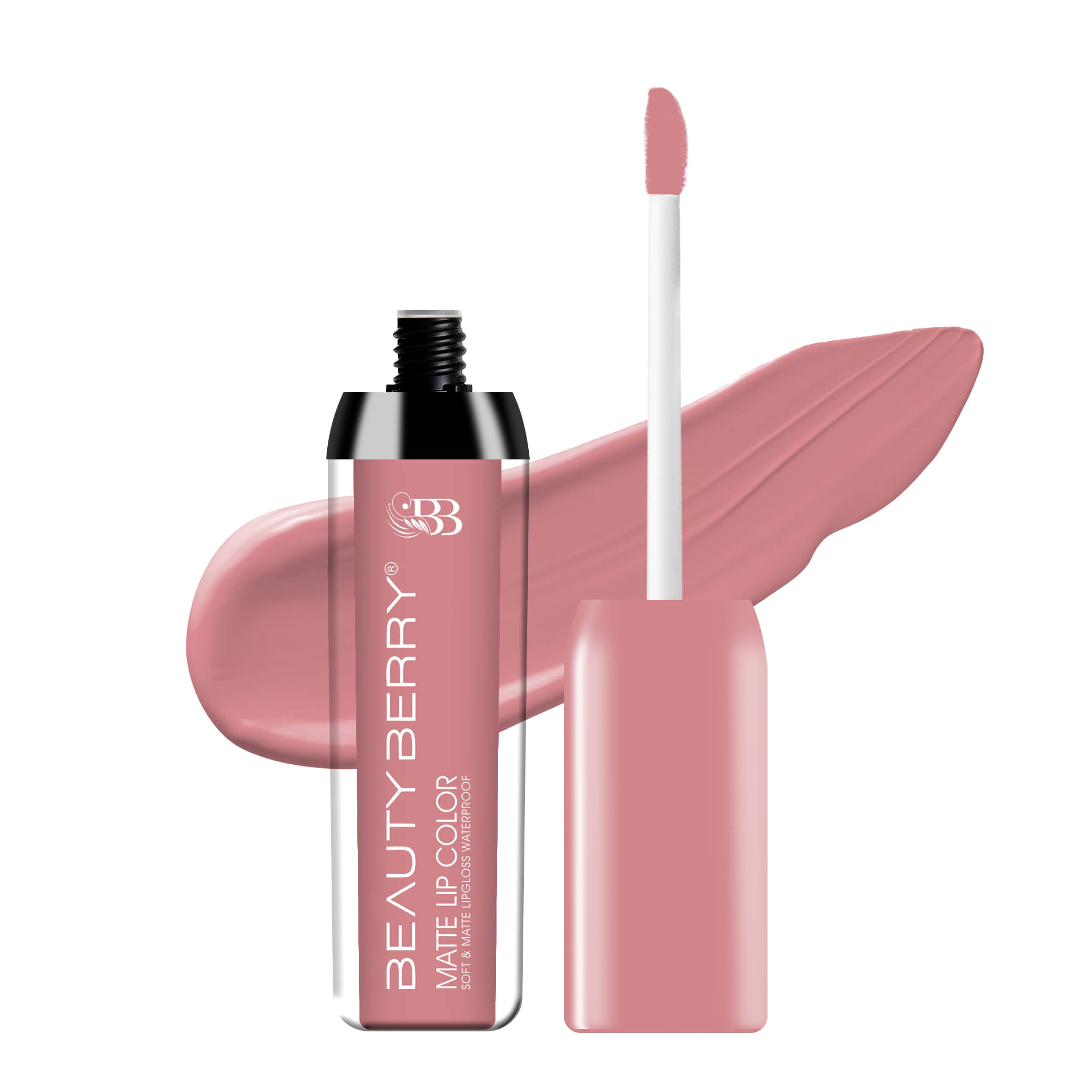     			Beauty Berry Soft & Matte Waterproof Lip Color Liquid Lipstick 4.5g, Cotton Candy (Shade - 12)