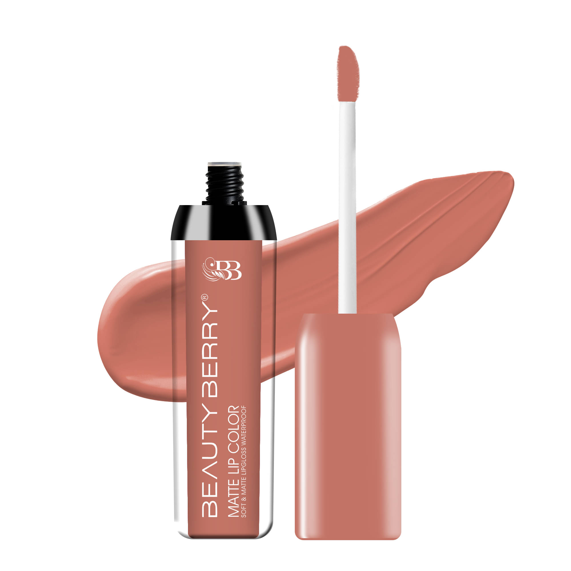     			Beauty Berry Soft & Matte Waterproof Lip Color Liquid Lipstick 4.5g, Peaches (Shade - 28)