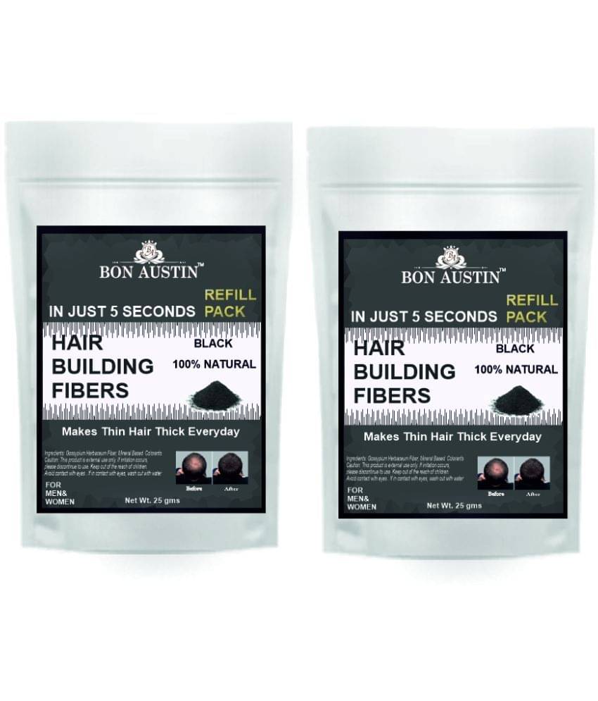     			Bon Austin Hair Building Fibers Instant Fuller Hair 25 gm Pack of 2