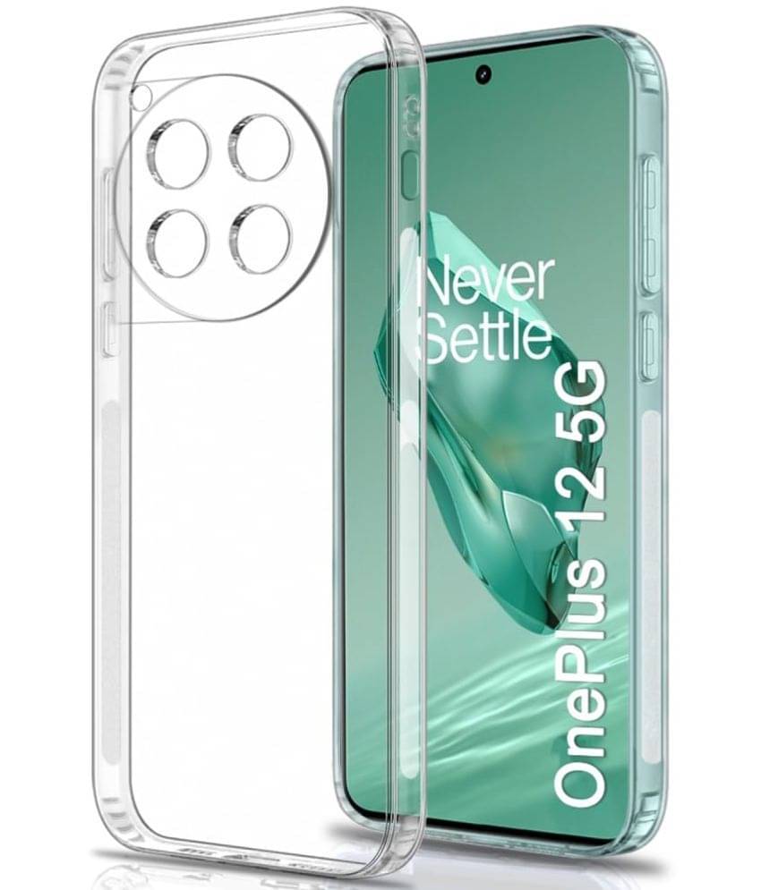     			Case Vault Covers Silicon Soft cases Compatible For Silicon Oneplus 12 5G ( Pack of 1 )