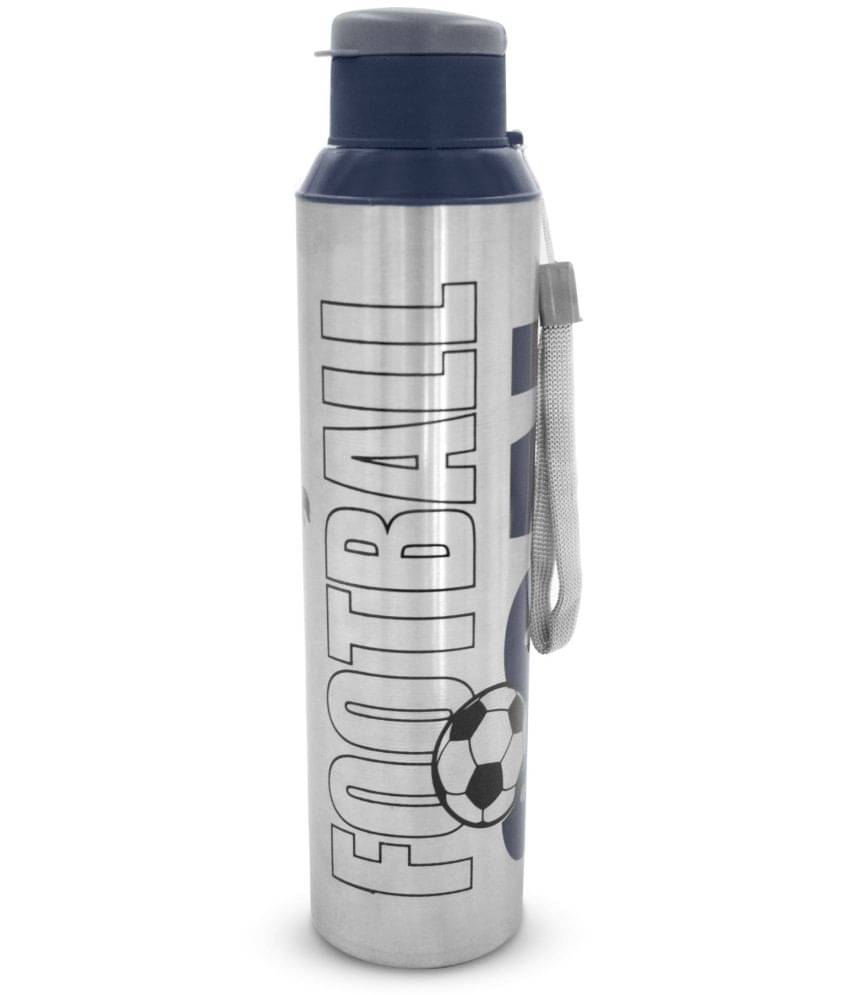     			Dhara Stainless Steel Breeze Navy Blue Stainless Steel Fridge Water Bottle 700 mL ( Set of 1 )