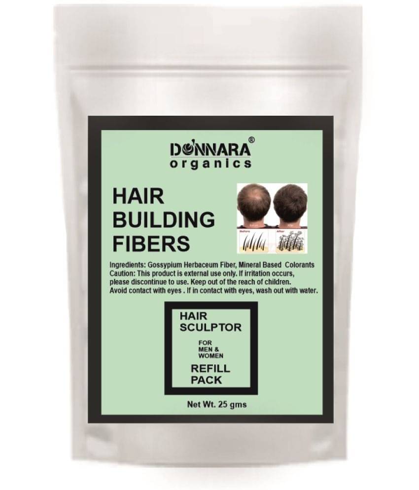 Donnara Organics Hair Building Fibers Instant Fuller Hair 25 gm     			Donnara Organics Hair Building Fibers Instant Fuller Hair 25 gm