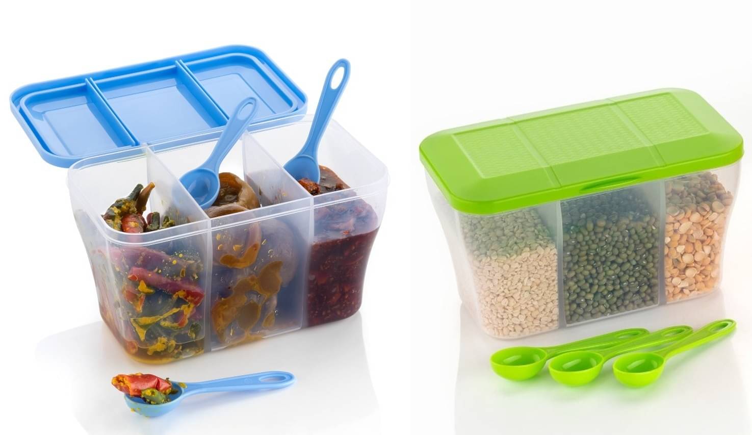     			FIT4CHEF Spice Box PET Multicolor Multi-Purpose Container ( Set of 2 )
