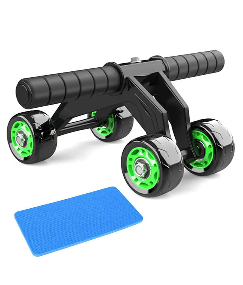 Ab Roller Set with Knee Mat for Gym Workout & Fitness Exercise (Pack of 1) - Sports and Fitness Equipment | Buy online on ZillyBuy